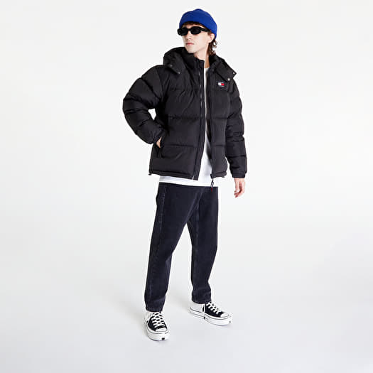 Tommy jeans black puffer jacket on sale