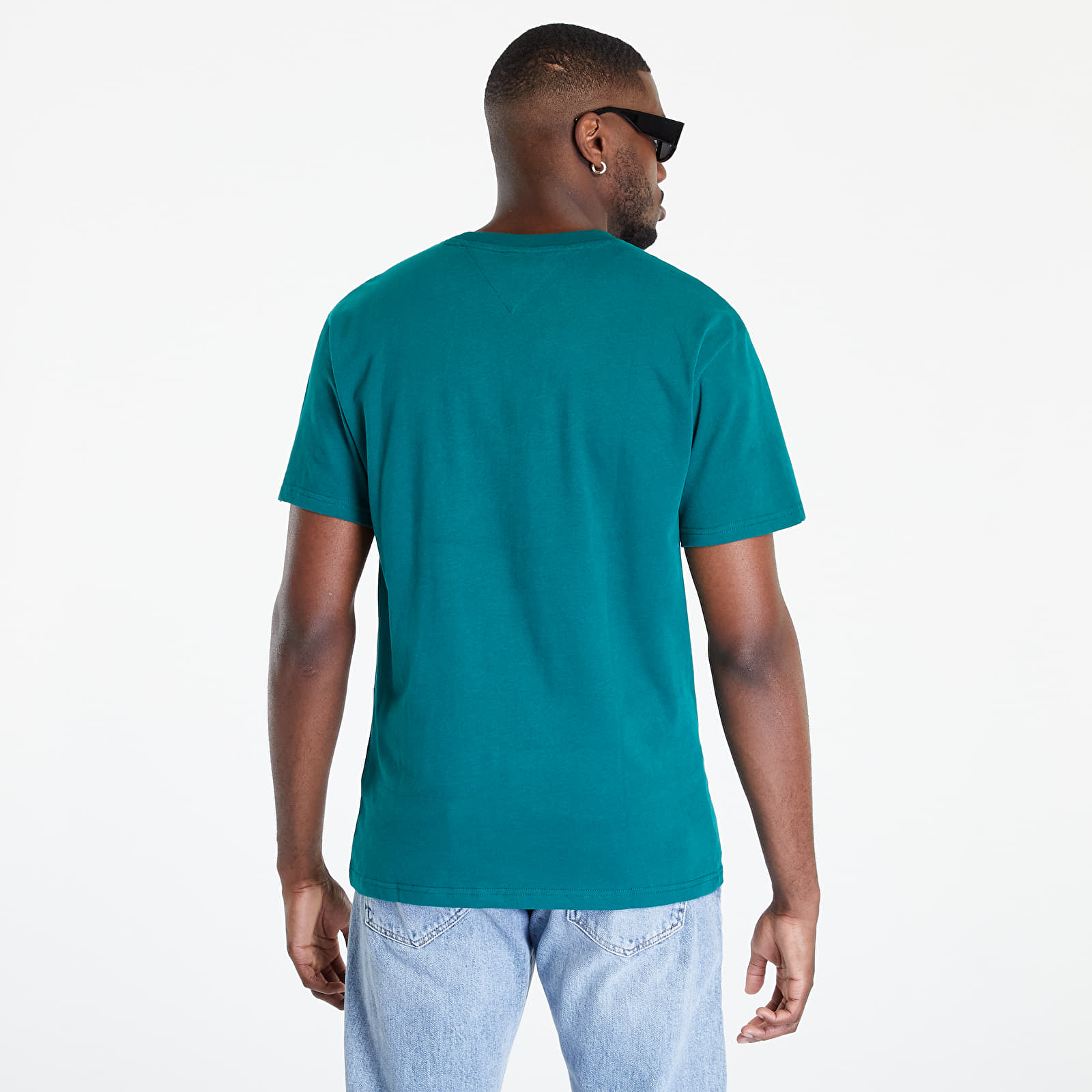 Tričká TOMMY JEANS Clasic Modern Prep T-Shirt Tyrkysové