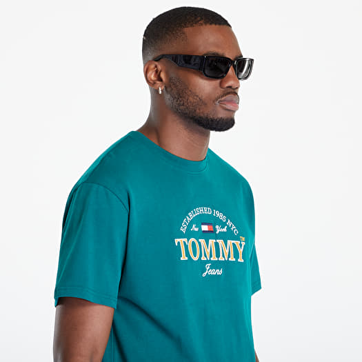 duft junk marathon T-shirts TOMMY JEANS Clasic Modern Prep T-Shirt Tyrkysové | Queens
