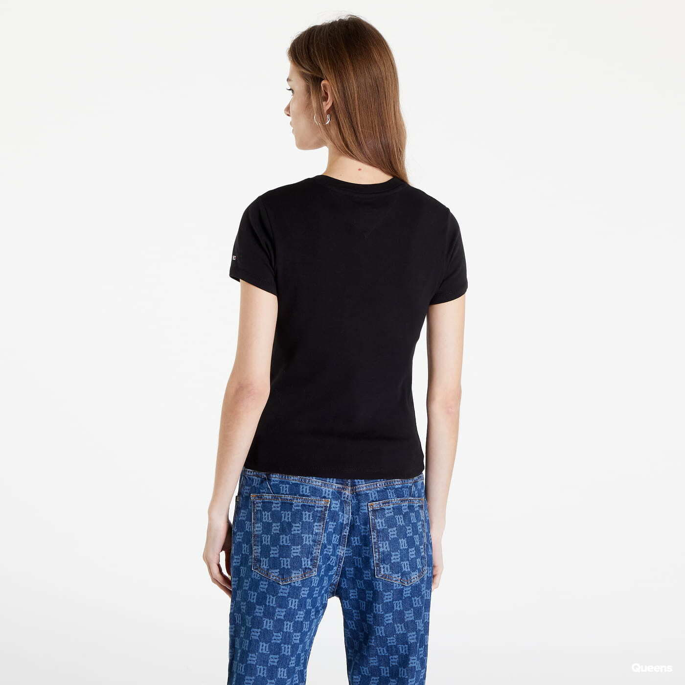 T-shirts TOMMY JEANS Bby Serif Linear T-Shirt Black