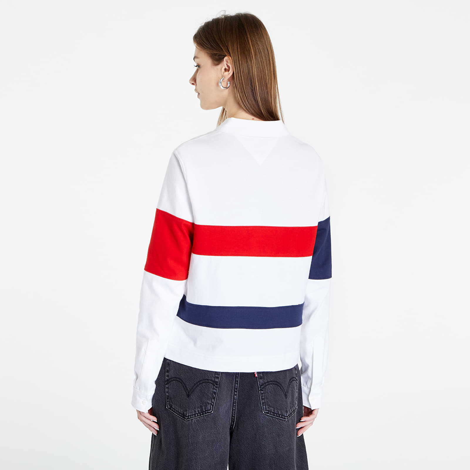 T-Shirts TOMMY JEANS Oversized Archive Polo White