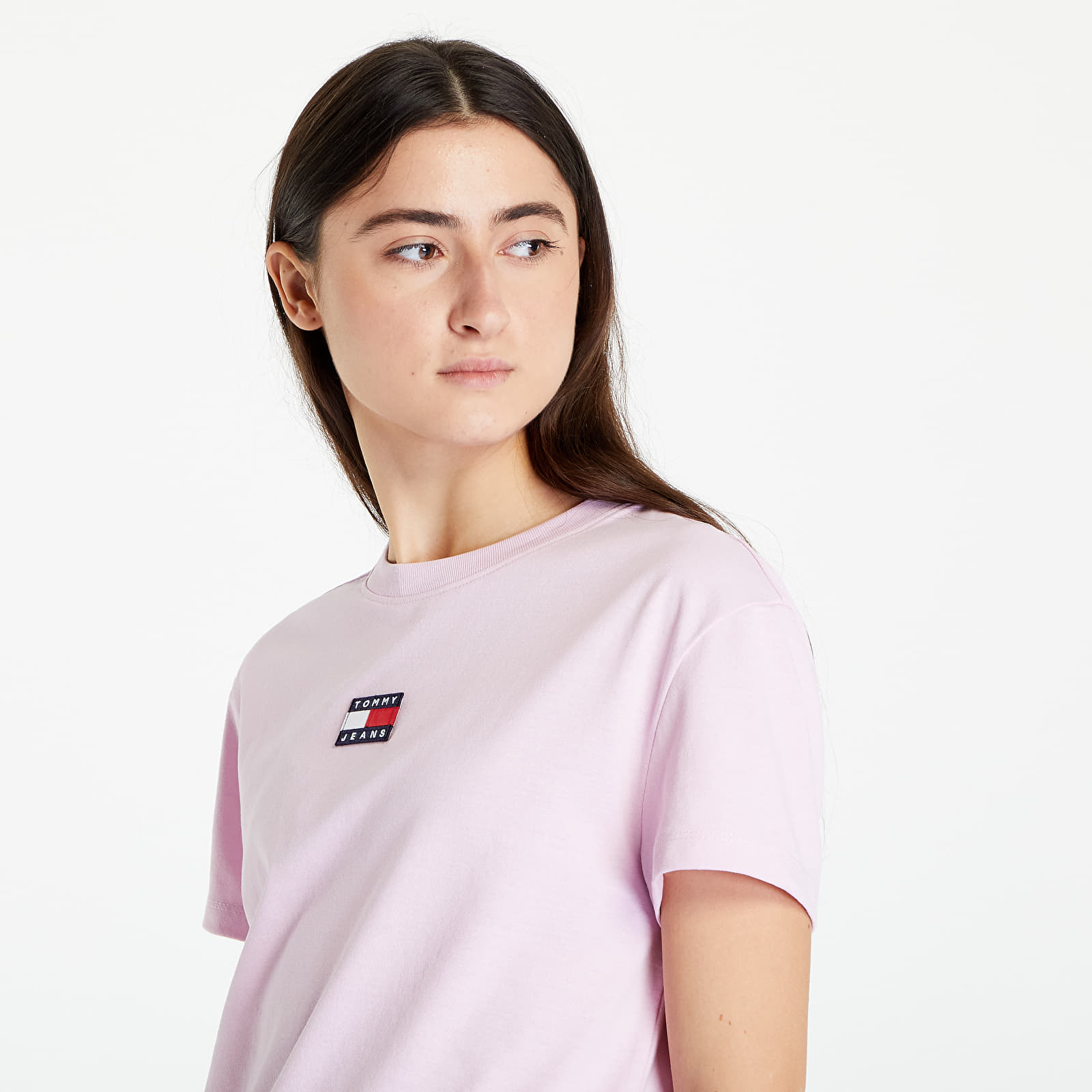 T-shirts TOMMY JEANS Tommy Center Bad Pink | Queens
