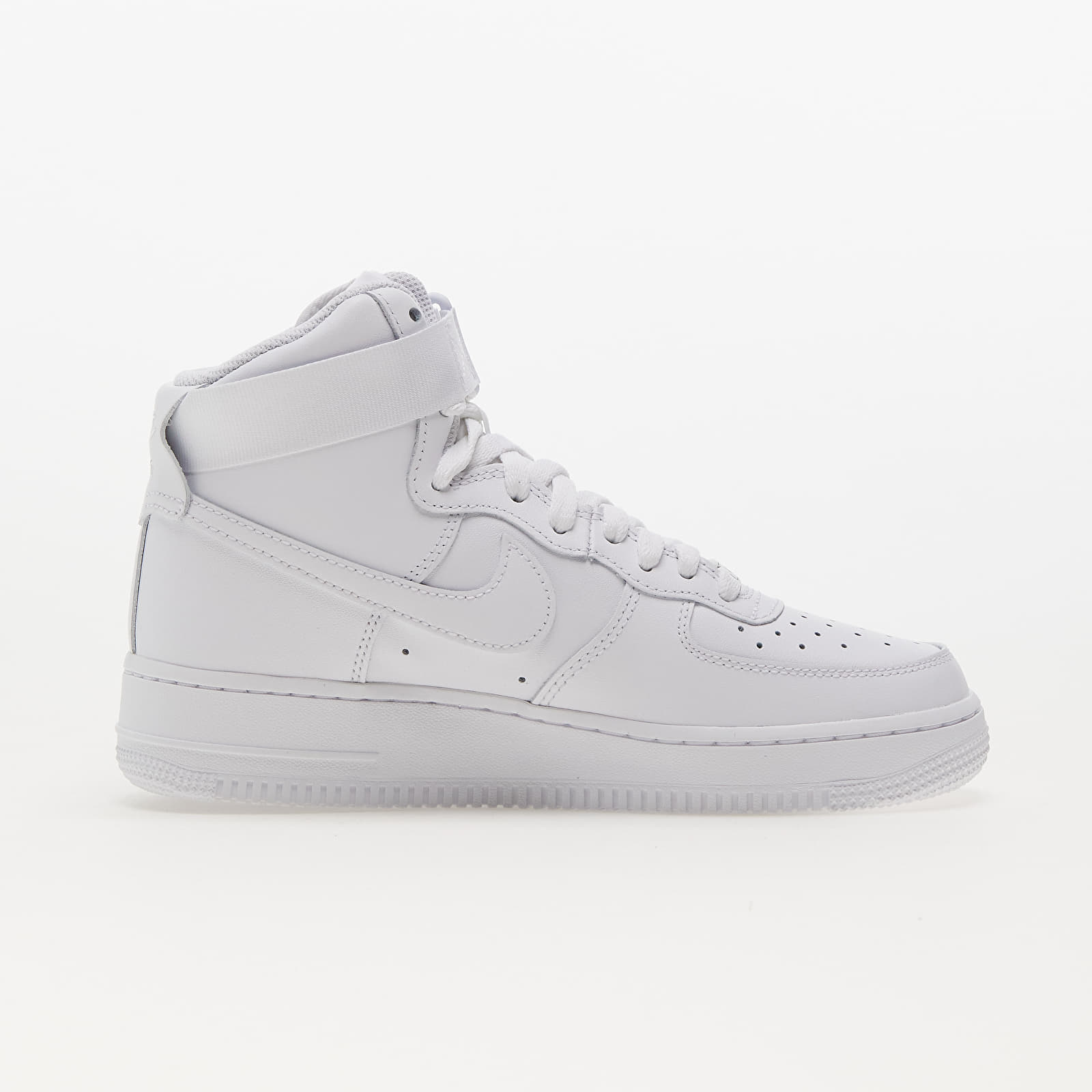 All white nike air force high tops top