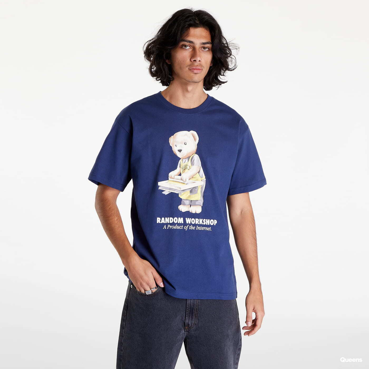 T-shirts Market Random Workshop Bear Tee Navy