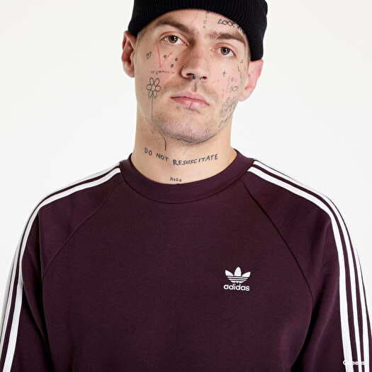 adidas originals burgundy sweatshirt