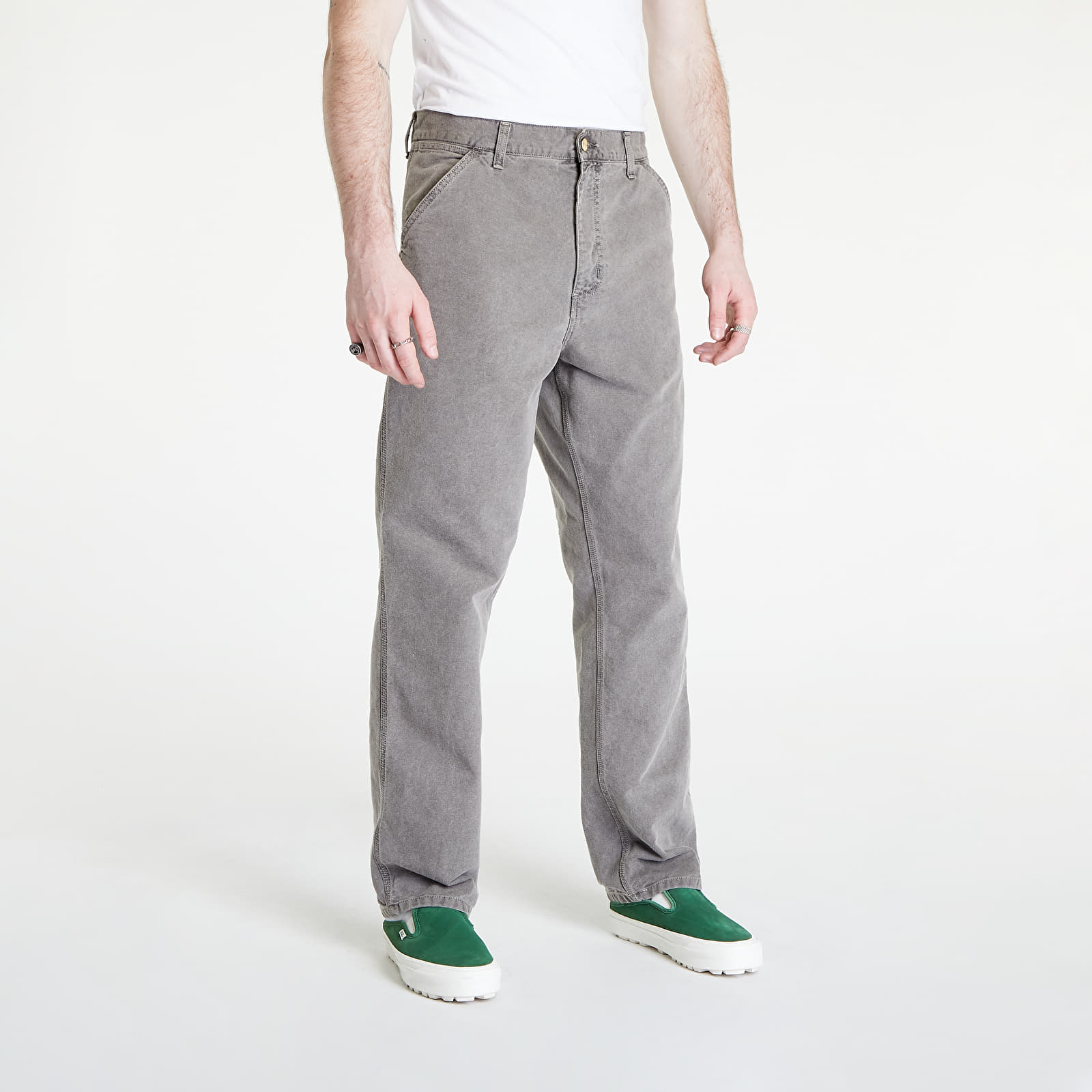 Džíny Carhartt WIP Simple Pants Grey