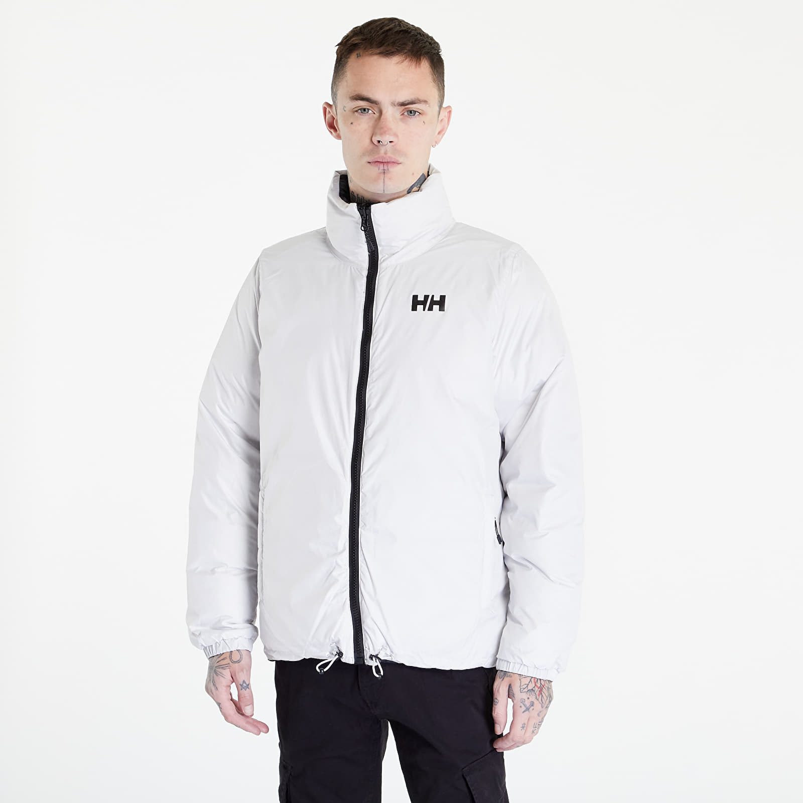 Helly hansen black and 2025 white jacket