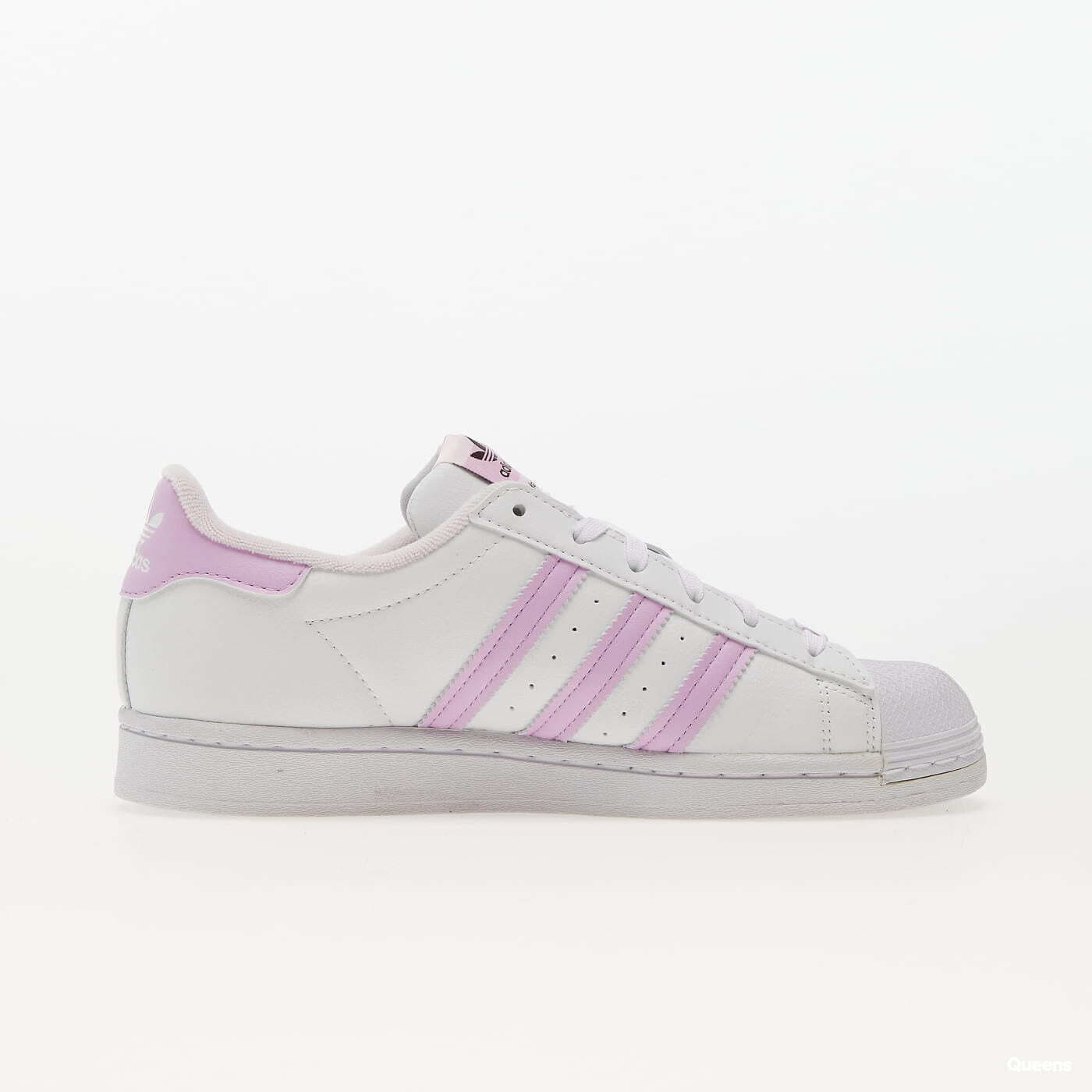 Women's sneakers and shoes adidas Originals Superstar Her Vegan W Cloud White/ Bliss Lilac/ Almost Pink