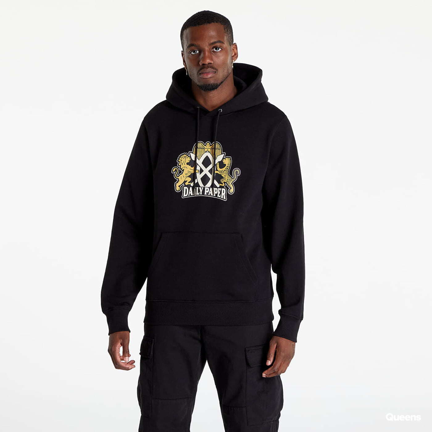 Mikiny Daily Paper Nakato Hoodie Black