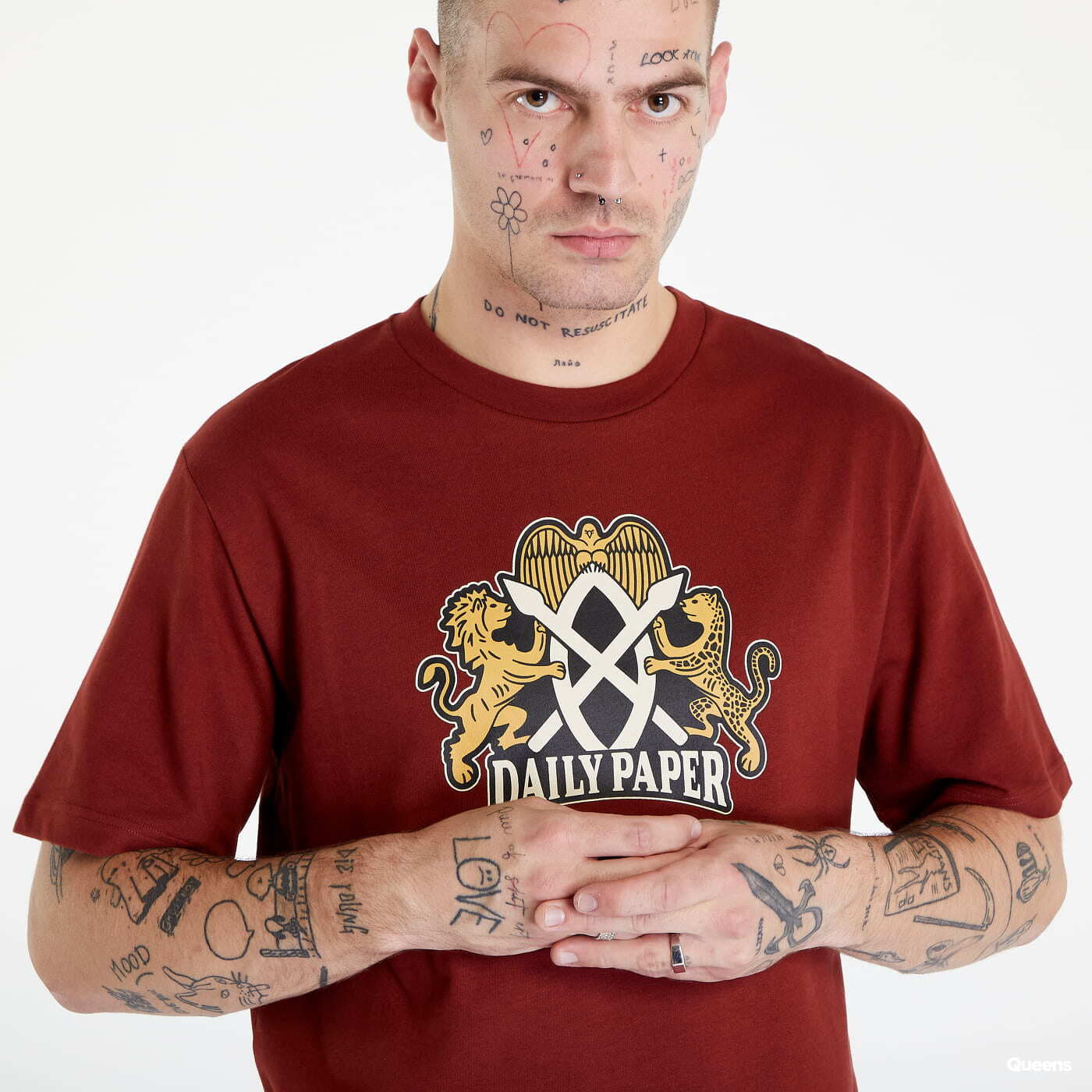 Daily paper shirt rood clearance