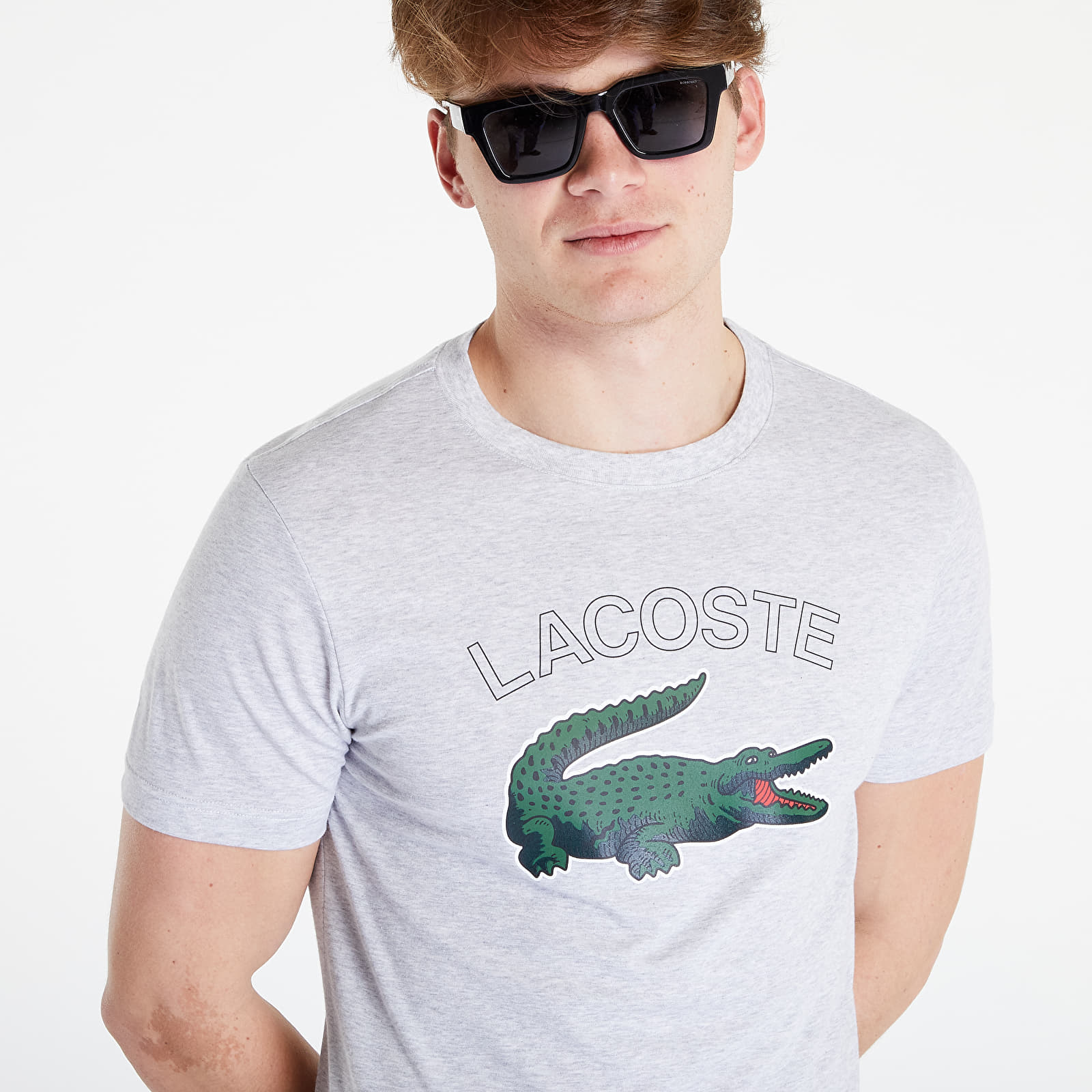 T Shirts LACOSTE T shirt Grey Queens