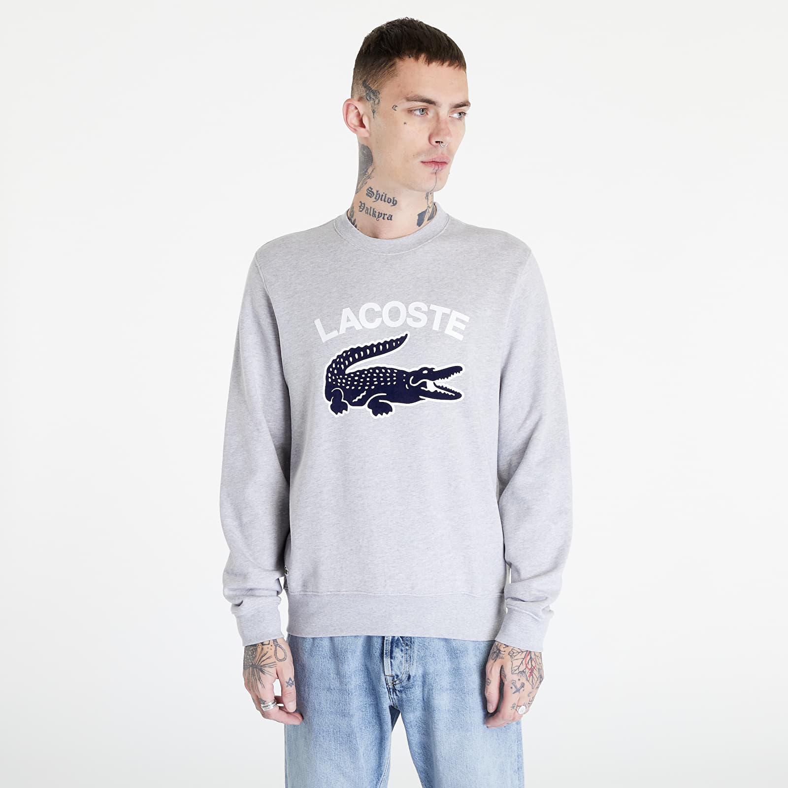 Mikiny LACOSTE Sweatshirt Grey