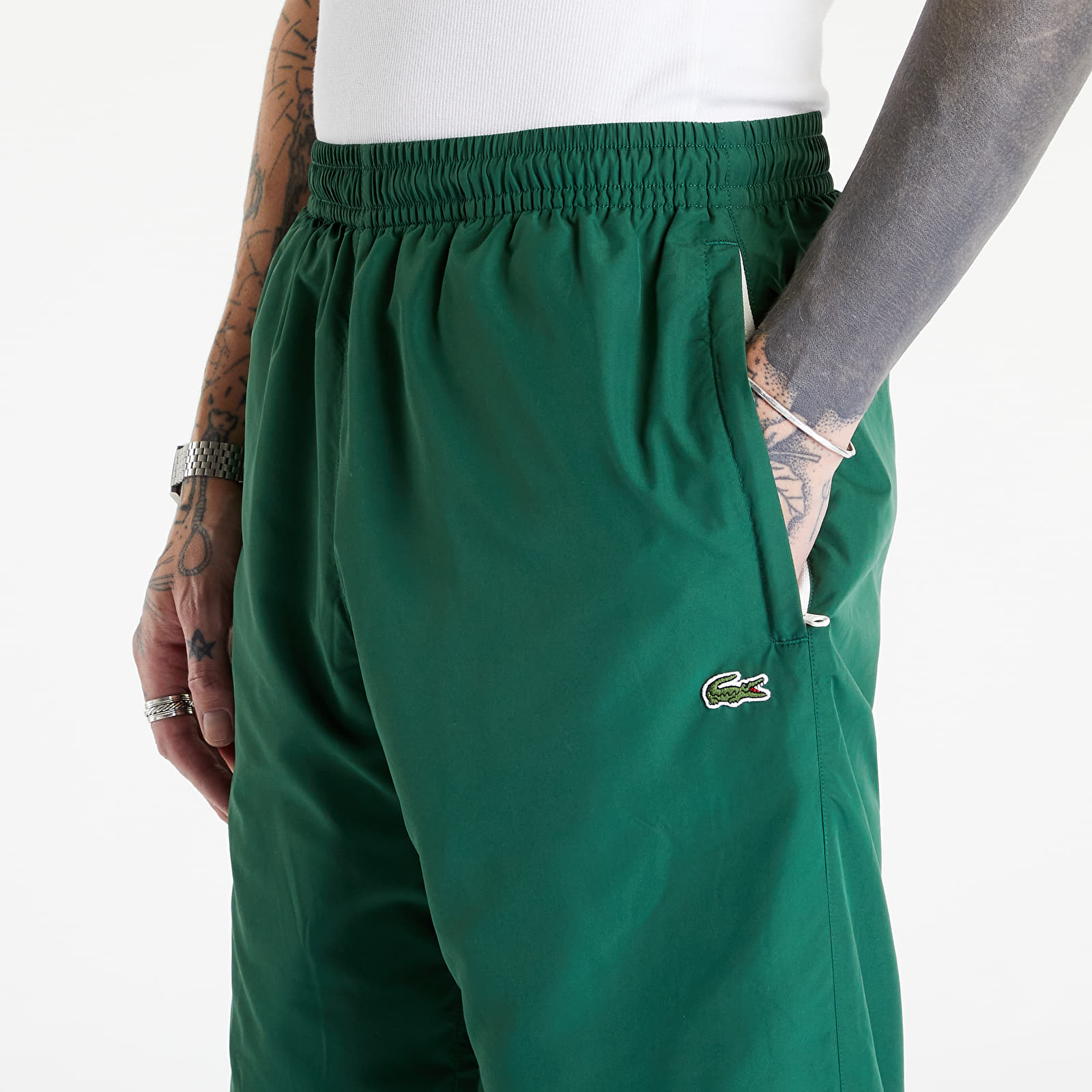 Green new arrivals lacoste bottoms