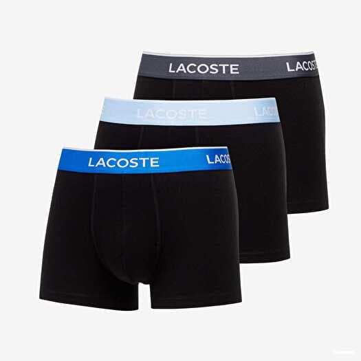 LACOSTE Trunk 3 Pack Black/ Blue