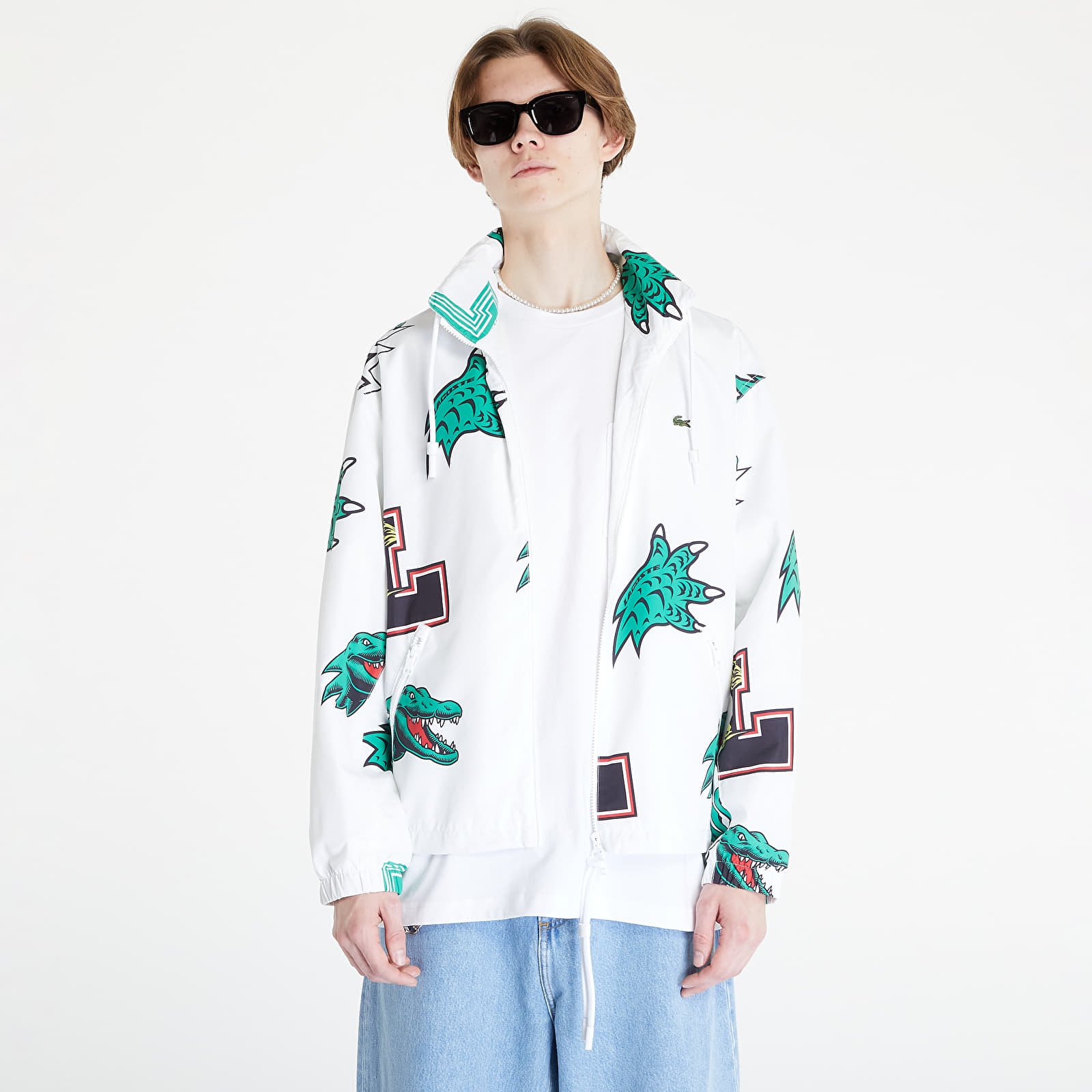 Windjacke LACOSTE Parkas & blousons White/ Multico