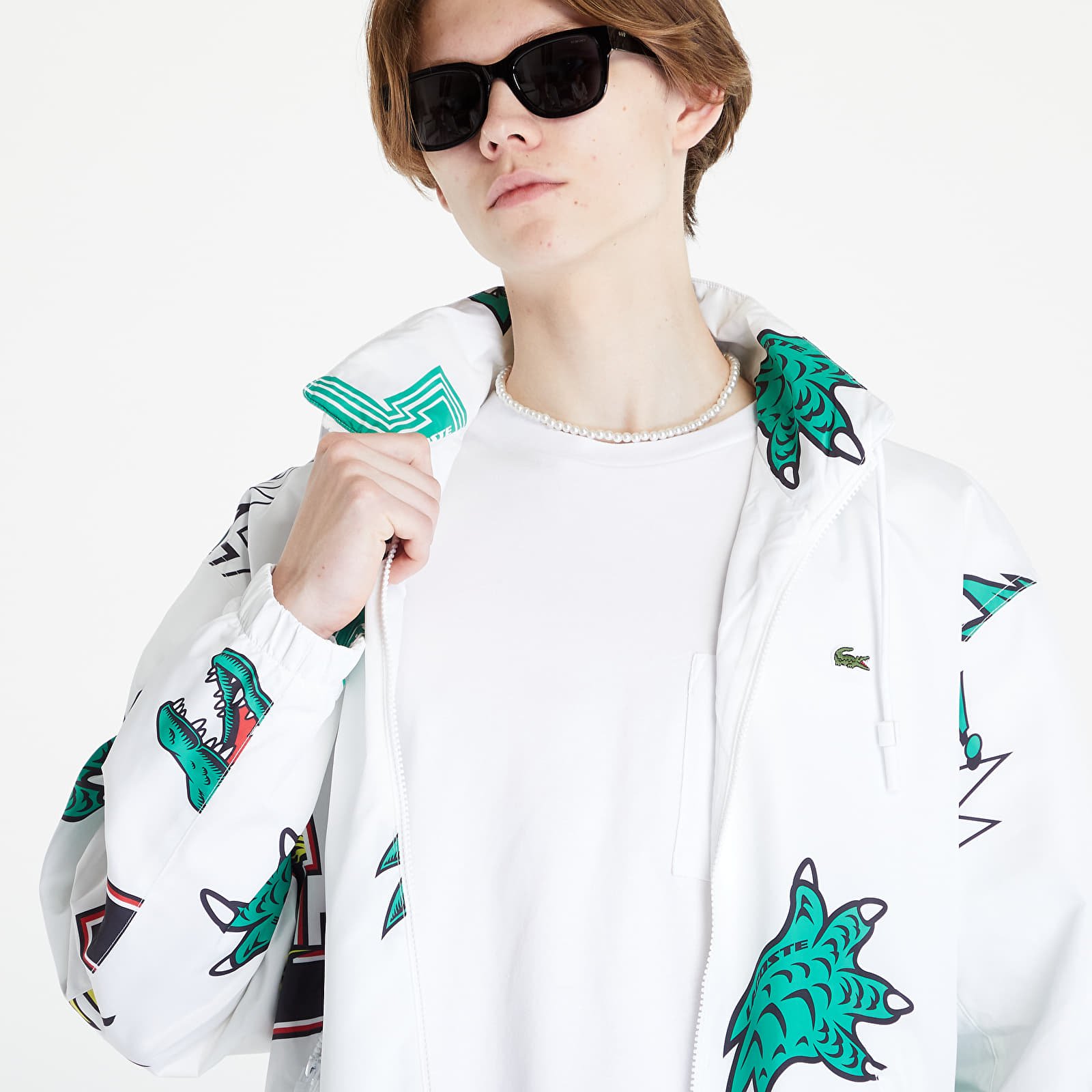 Windjacke LACOSTE Parkas & blousons White/ Multico