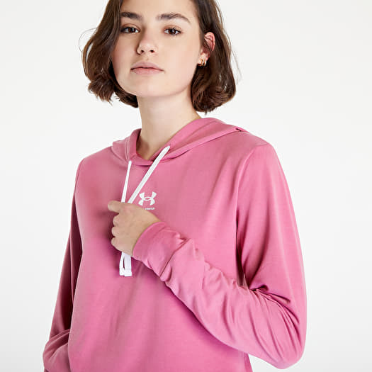 Sweatshirts Under Armour Rival Terry Hoodie Pace Pink/ White
