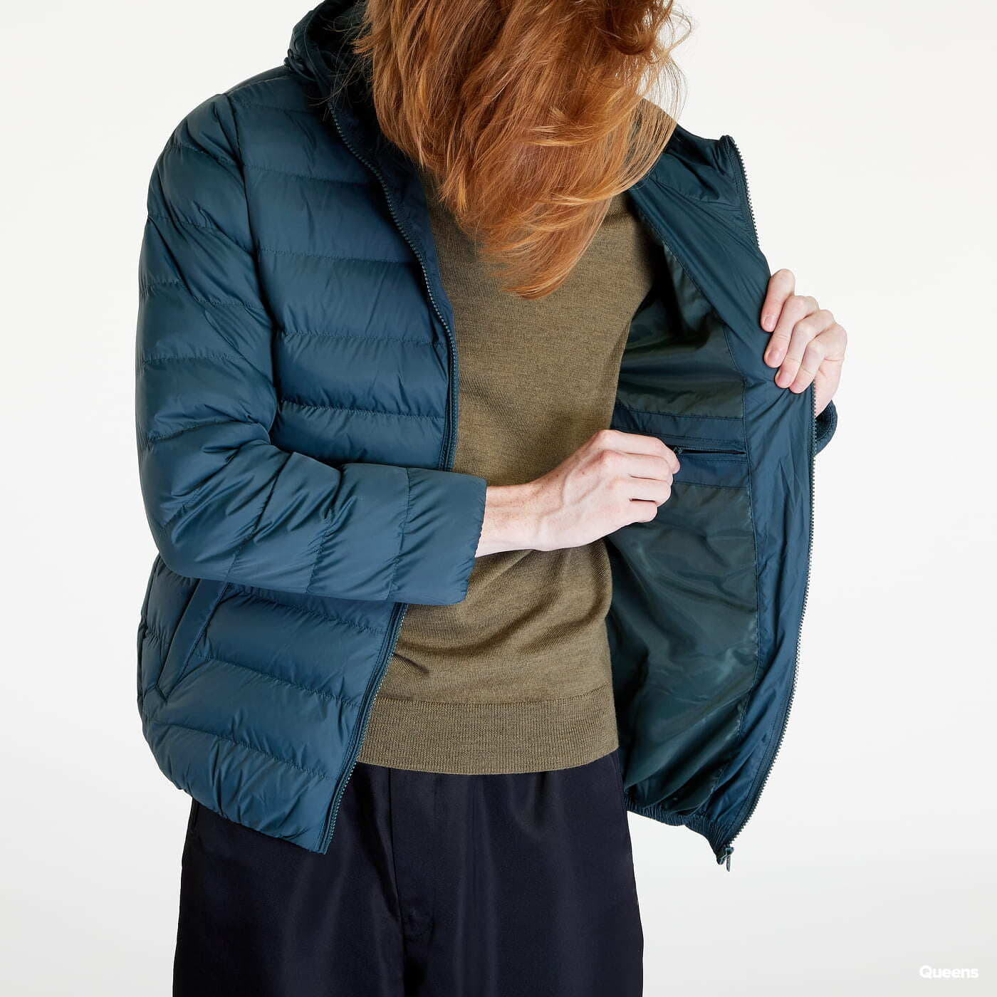 Jacken Urban Classics Basic Bubble Jacket Blue