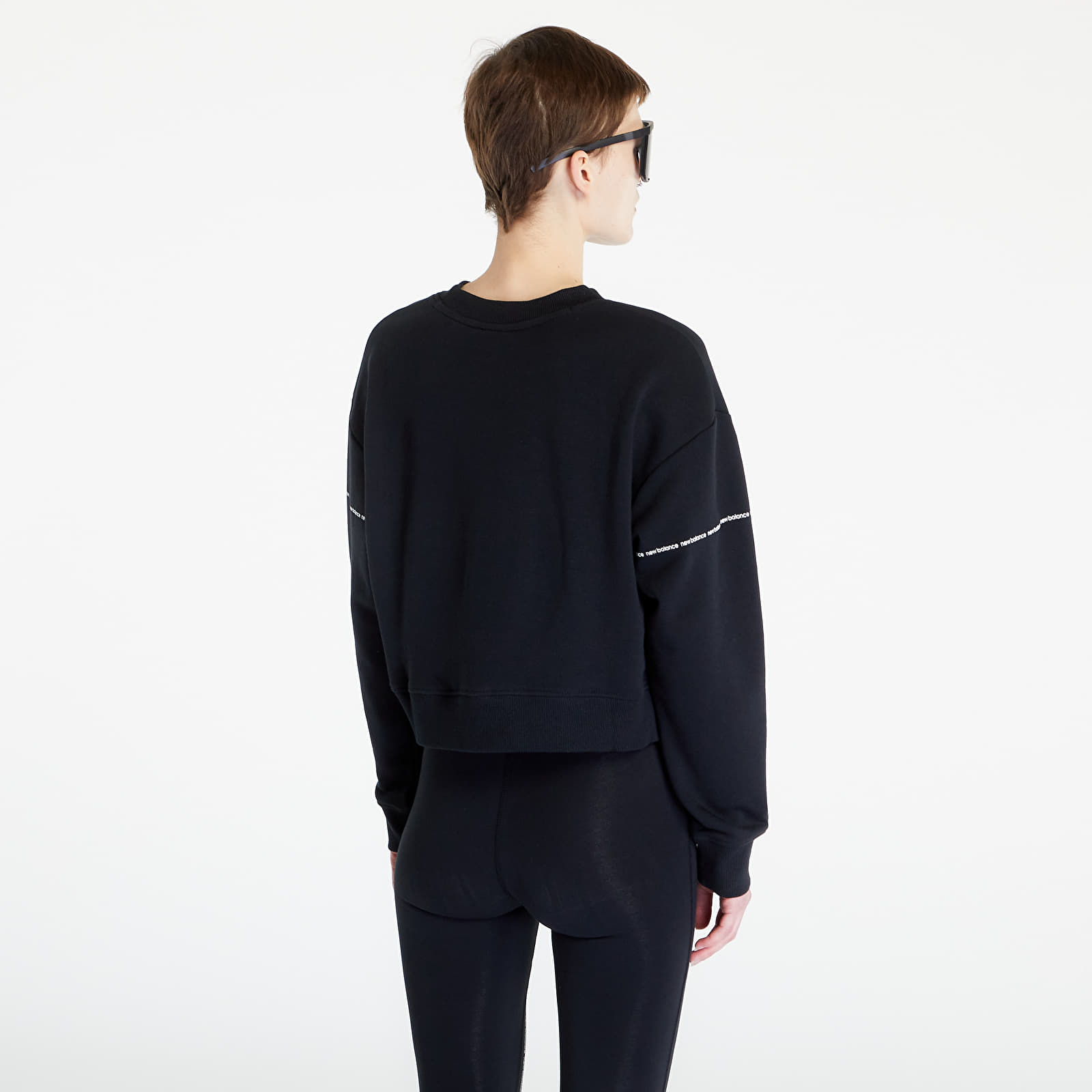 Hanorace New Balance Essentials Winter Crew Black