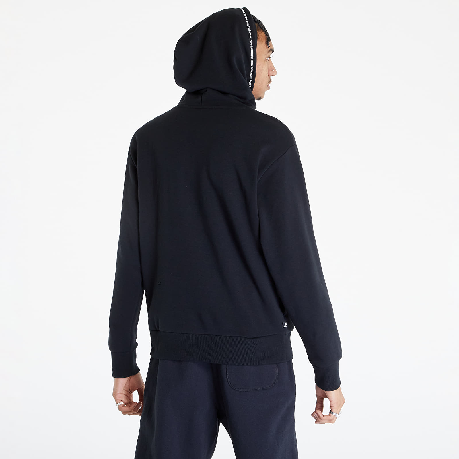 Hoodies and sweatshirts New Balance Essentials Fleece Hoodie Black | Queens