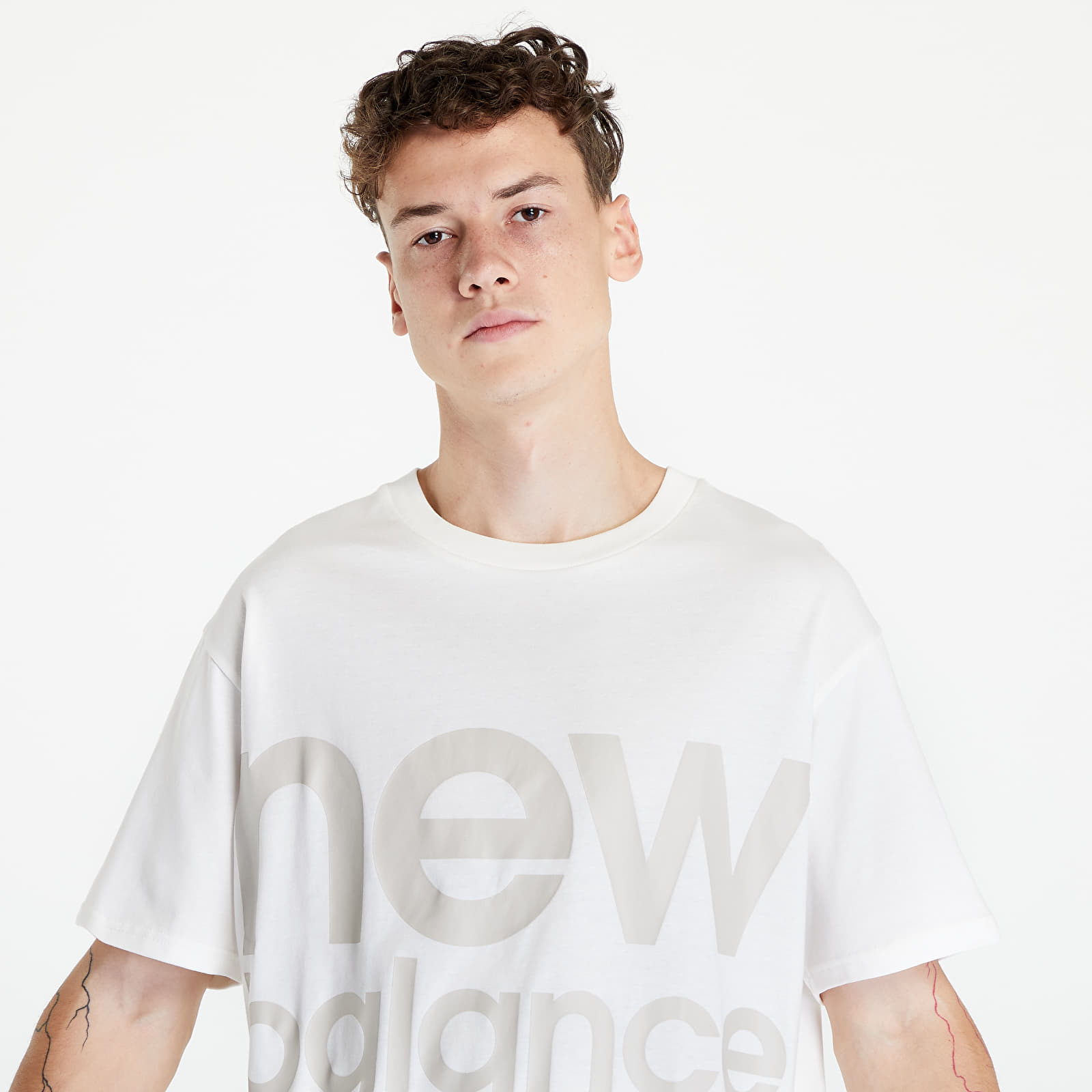T-Shirts New Balance Athletics Unisex Out of Bounds Tee Sea Salt Heather