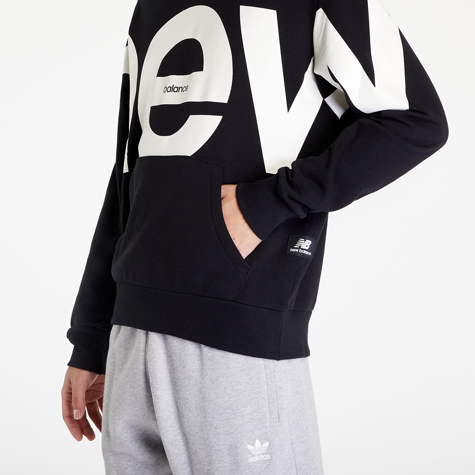 Hettegensere og sweatshirts New Balance Athletics Out of Bounds Hoodie UNISEX Black