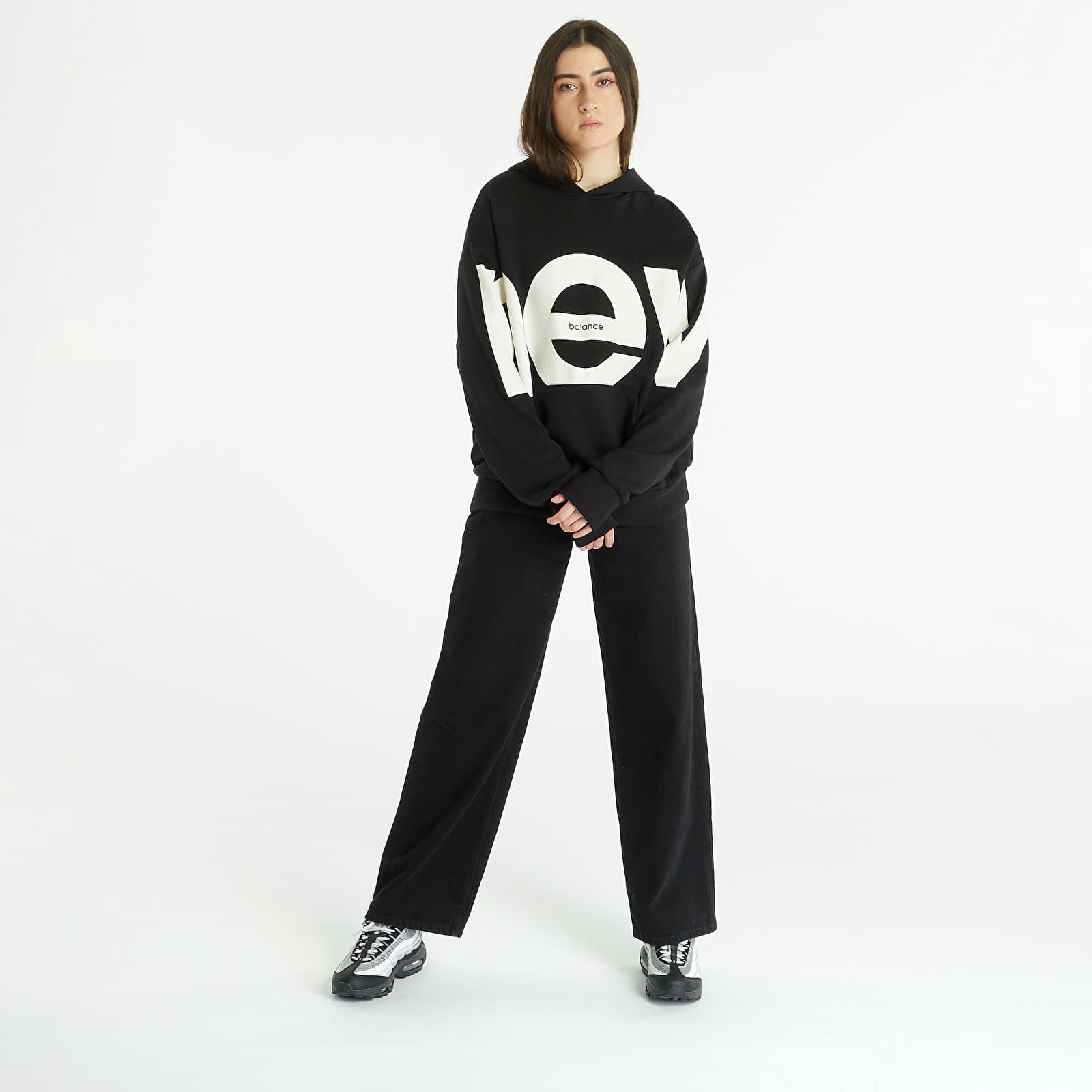 Hettegensere og sweatshirts New Balance Athletics Out of Bounds Hoodie UNISEX Black