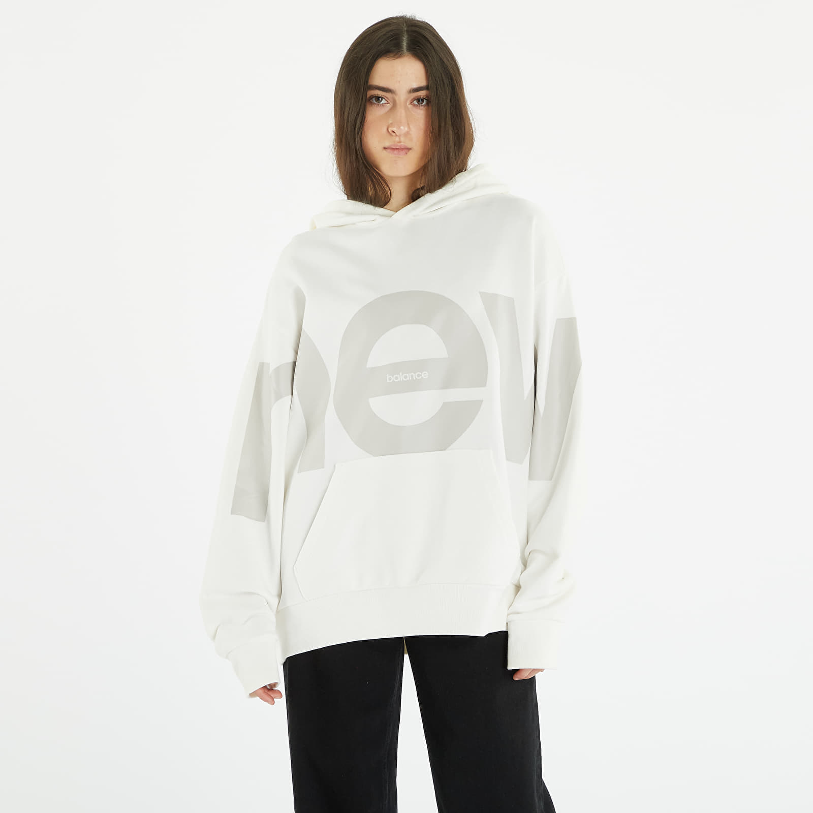 Sweatshirts New Balance Athletics Unisex Out of Bounds Hoodie Sea Salt Heather