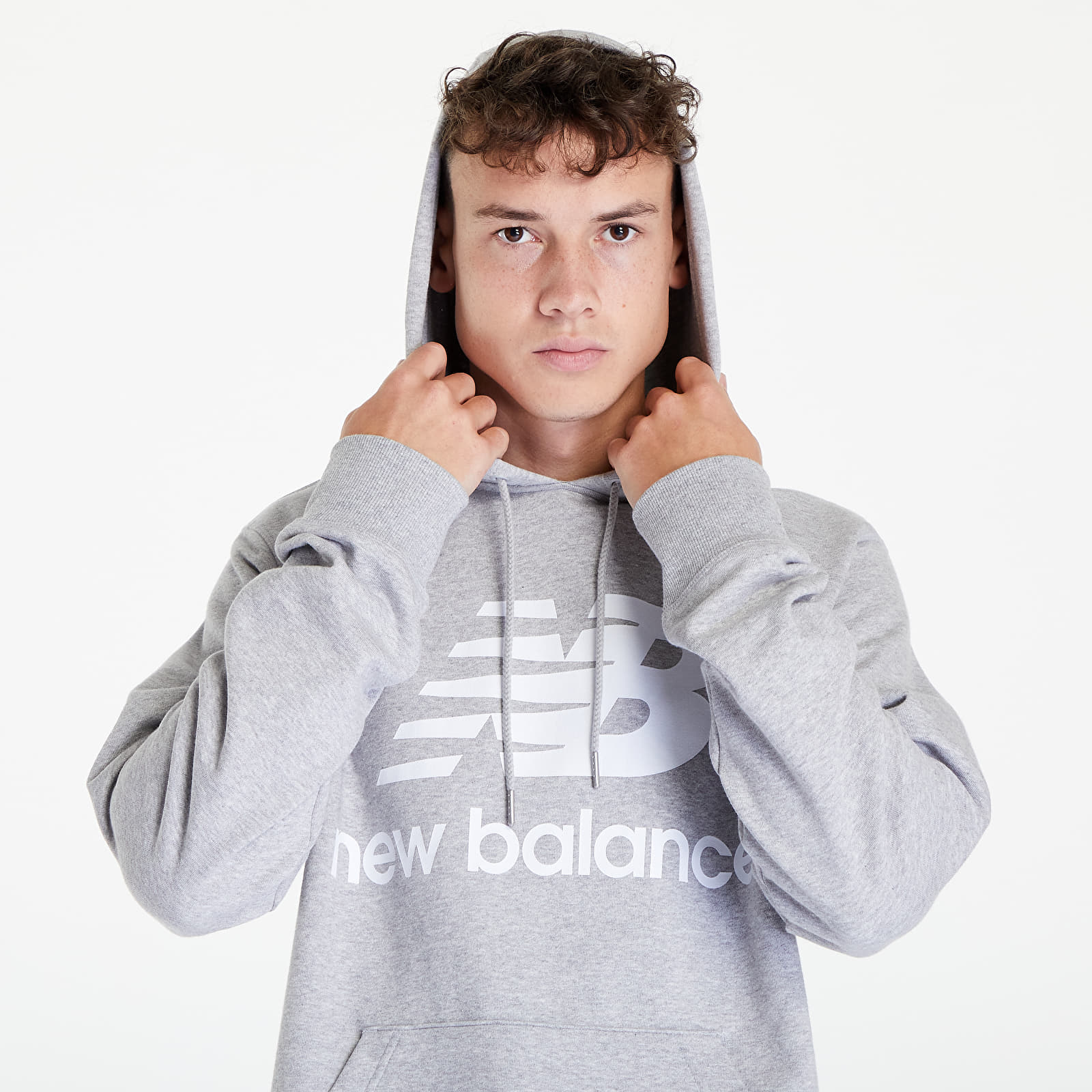 New balance grey hoodie online