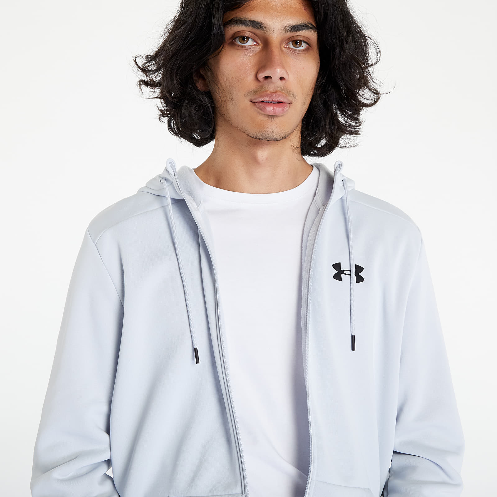 Under armour grey zip hoodie on sale