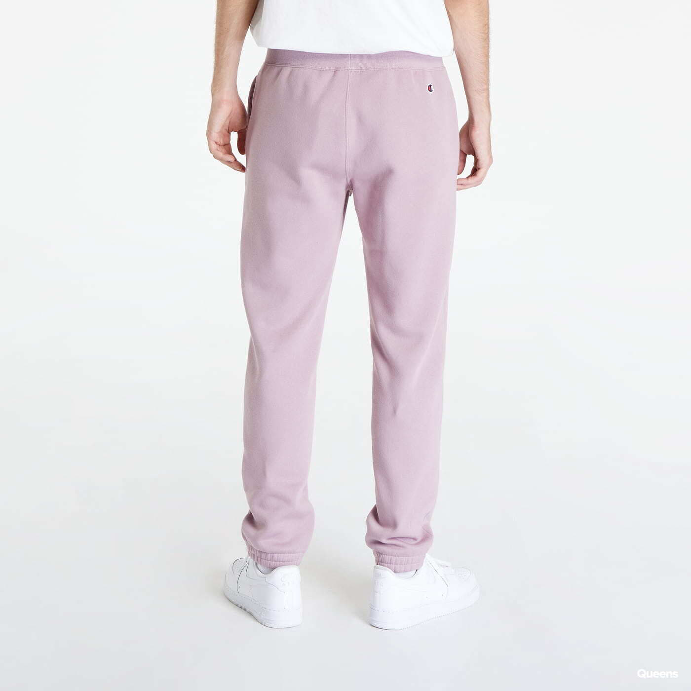 Sweatpants Champion Logo Elastic Cuff Pants Purple