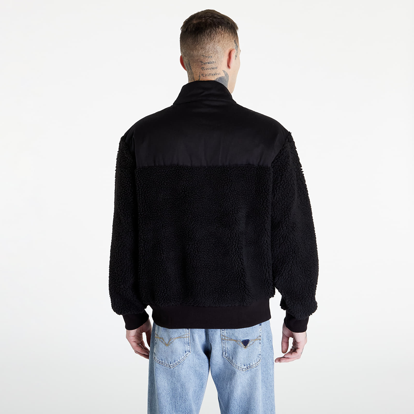 Mikiny Champion Outdoor Polar Half Zip Top Black