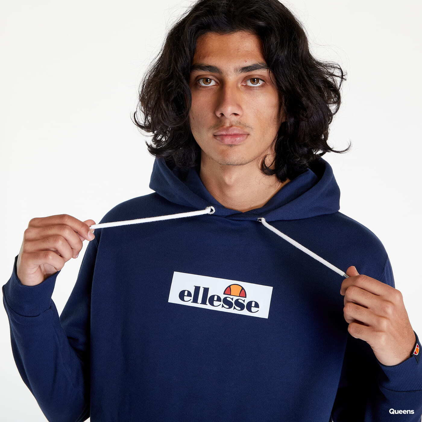 Navy on sale ellesse hoodie