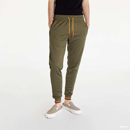 Khaki track hot sale pants mens