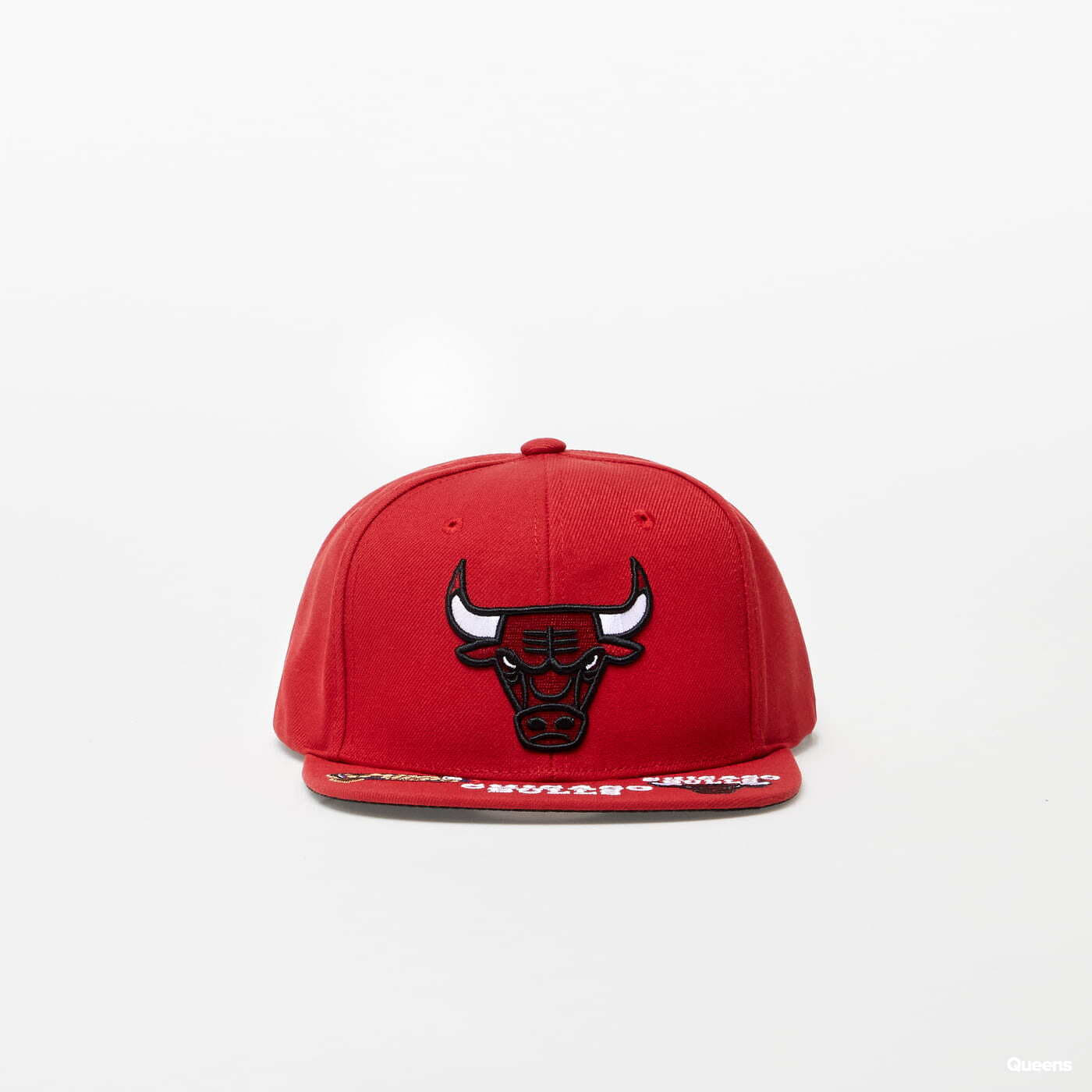 Mützen Mitchell & Ness NBA Front Face Snapback Bulls Cap Red