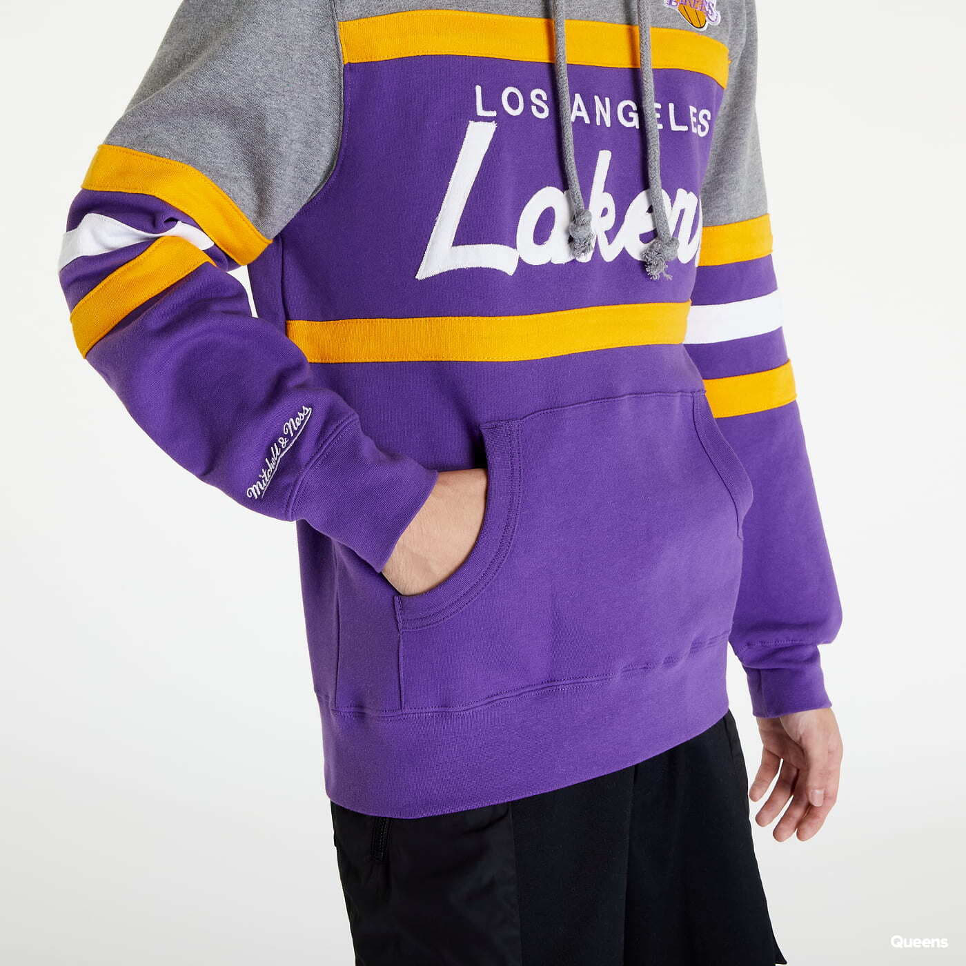 Mitchell & Ness sweatshirt Los Angeles Lakers NBA Team Logo Hoody grey