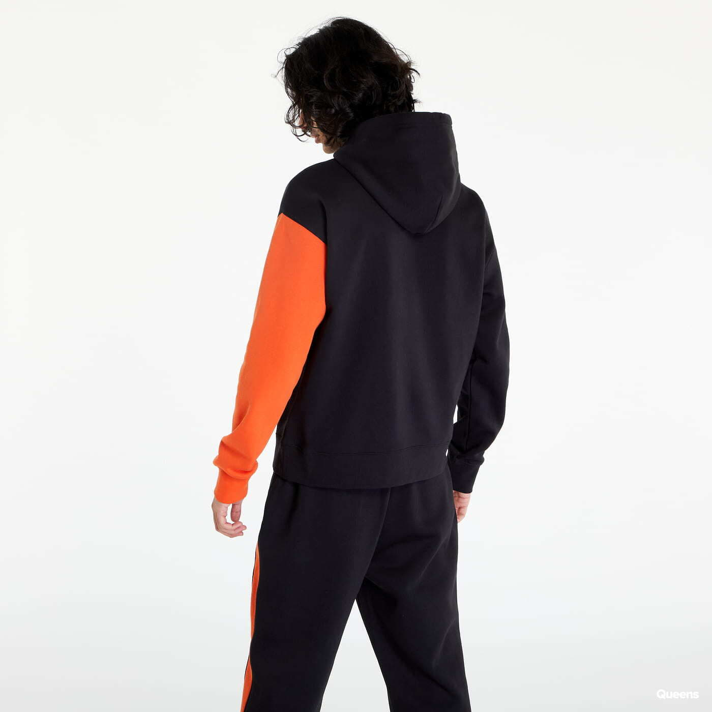 Mikiny Calvin Klein Stacked Hoodie Black
