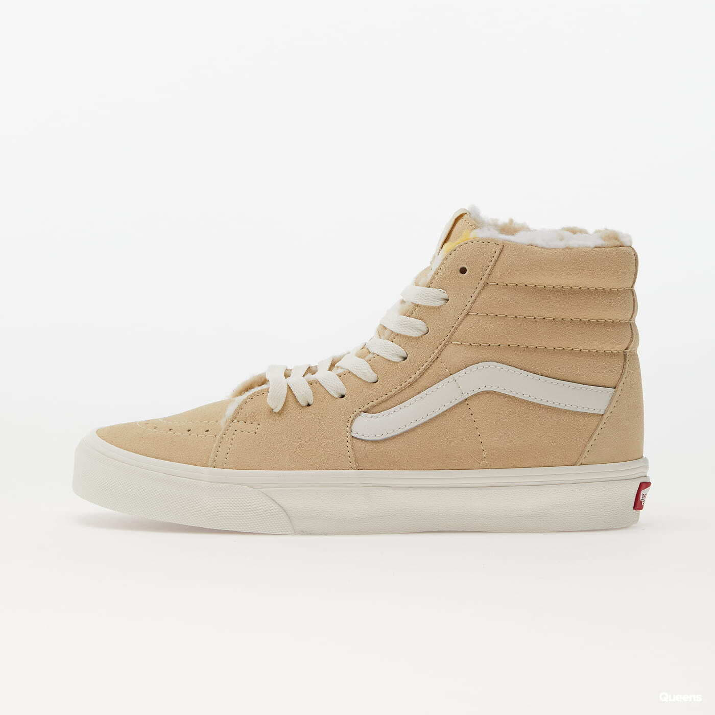 Vans old skool high beige discount