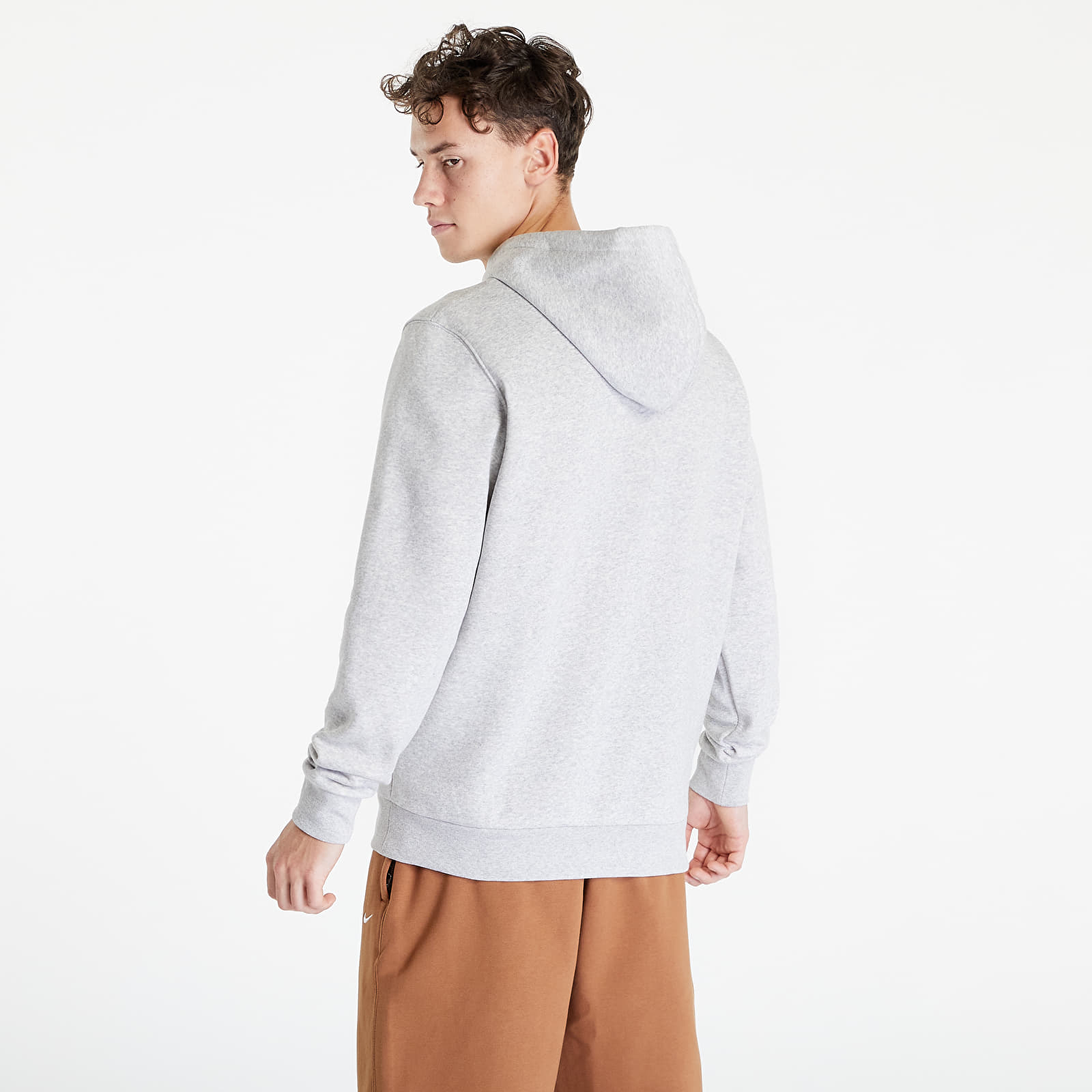 Sudaderas y Jerseys Under Armour Essential Fleece Hoodie Ghost Gray Medium Heather/ White
