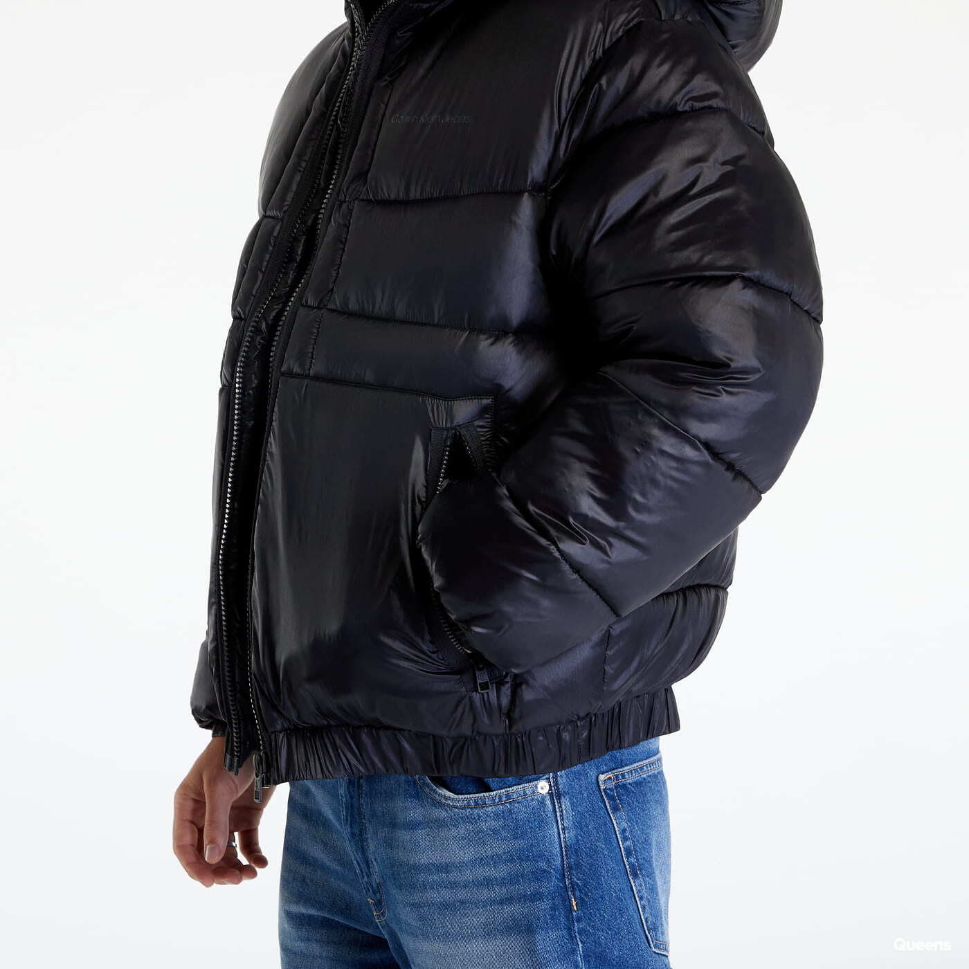 Jackets CALVIN KLEIN JEANS Shine Puffer Jacket Black