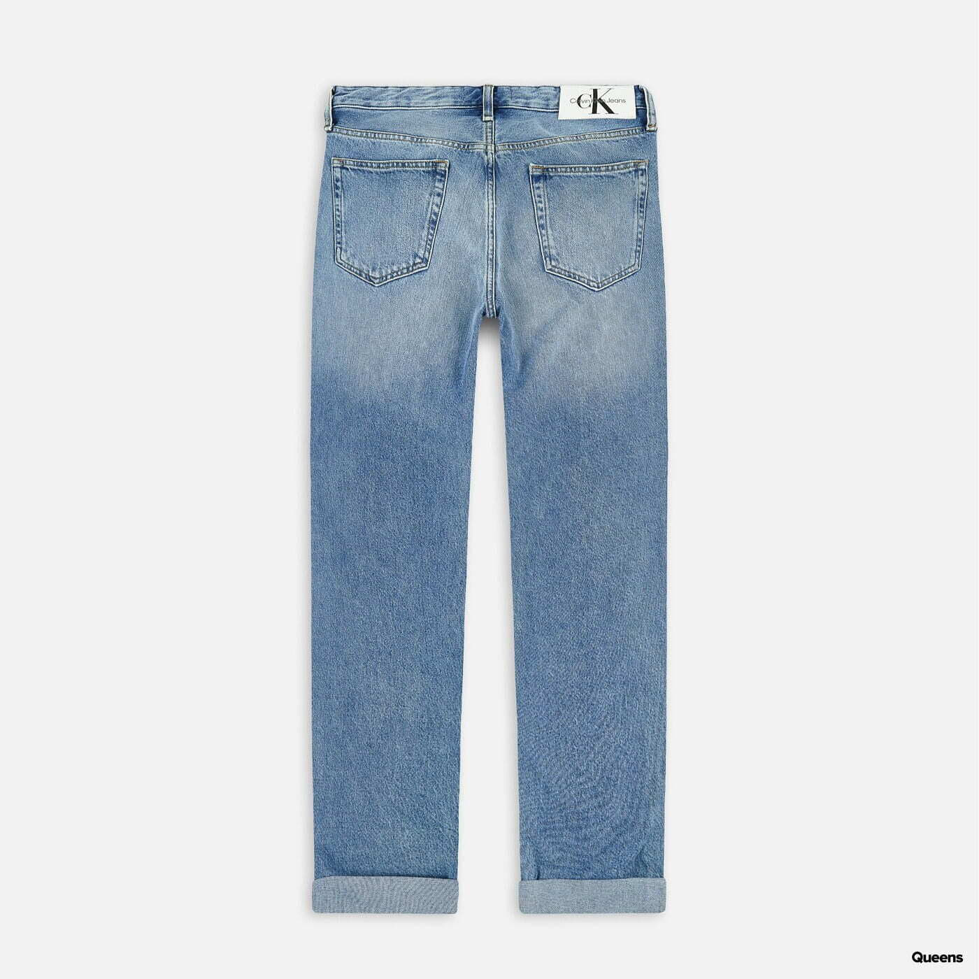 Džinsi CALVIN KLEIN JEANS 90s Straight Denim Pants Blue