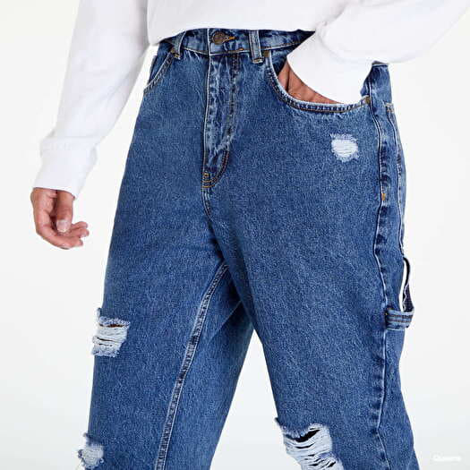 Mid Rise Heavy Distressed Straight Leg Denim Jeans - Judy Blue - Final Sale  | BAD HABIT BOUTIQUE