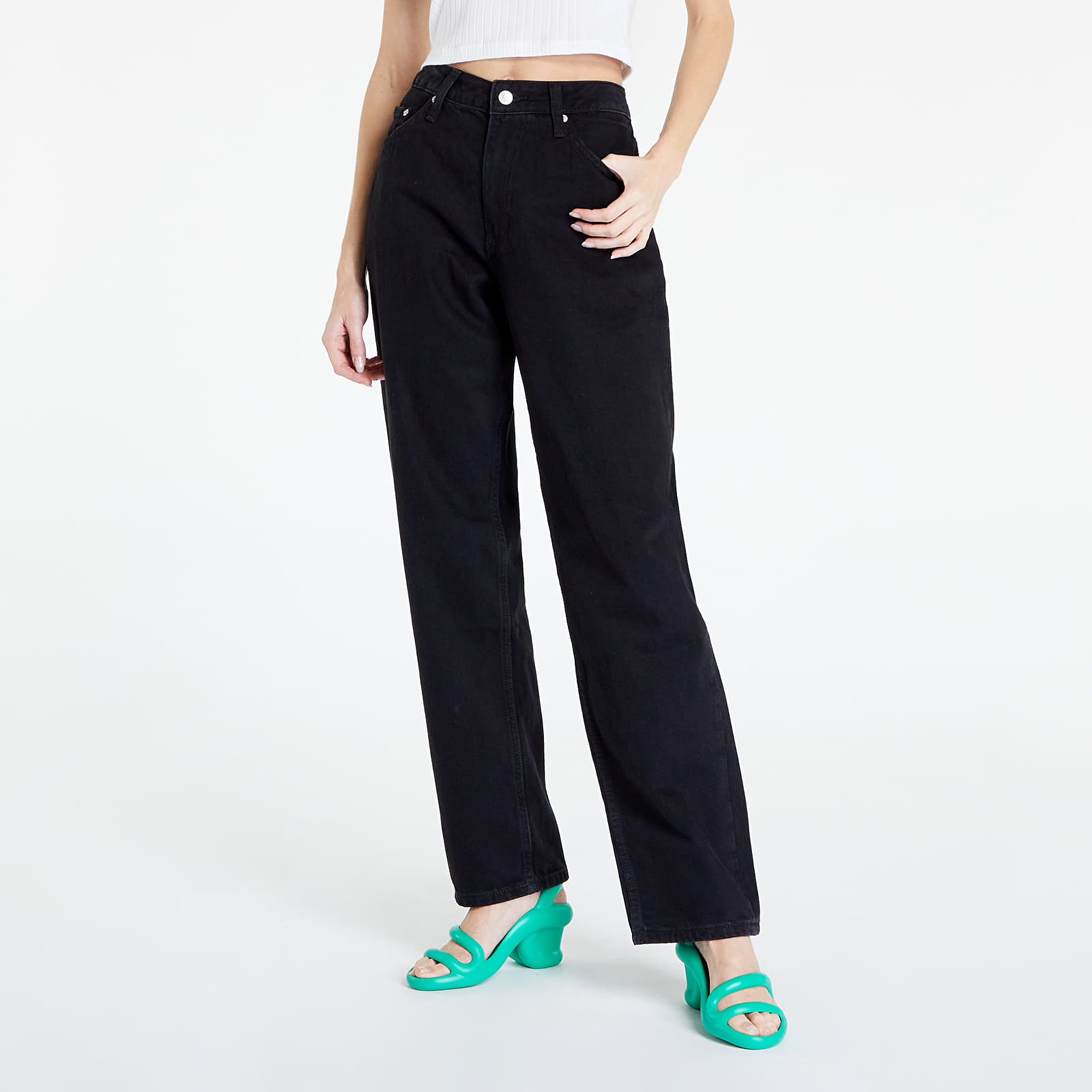 Jeans CALVIN KLEIN JEANS 90's Straight Jeans Black