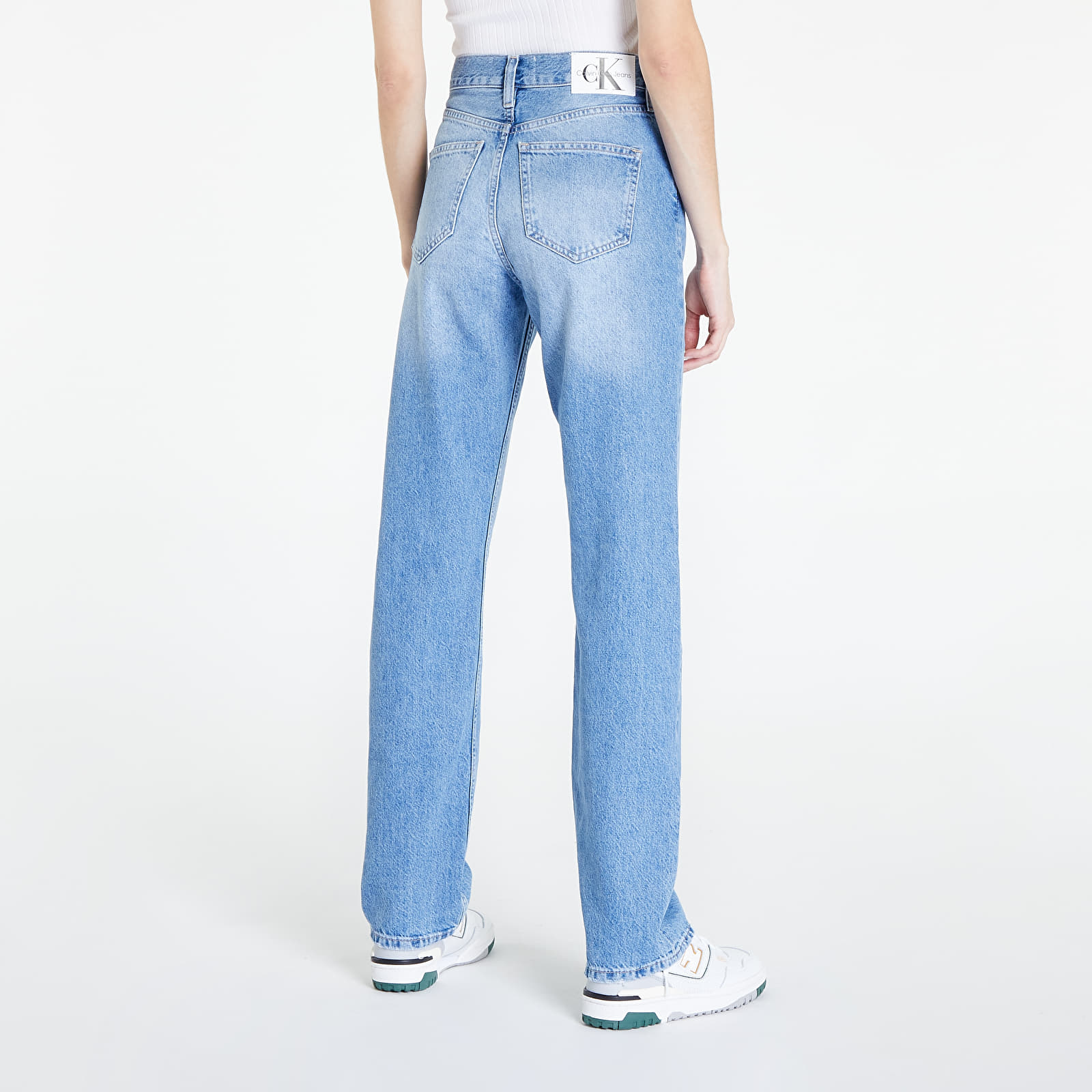 Jeans CALVIN KLEIN JEANS High Rise Straight Jeans Denim Light
