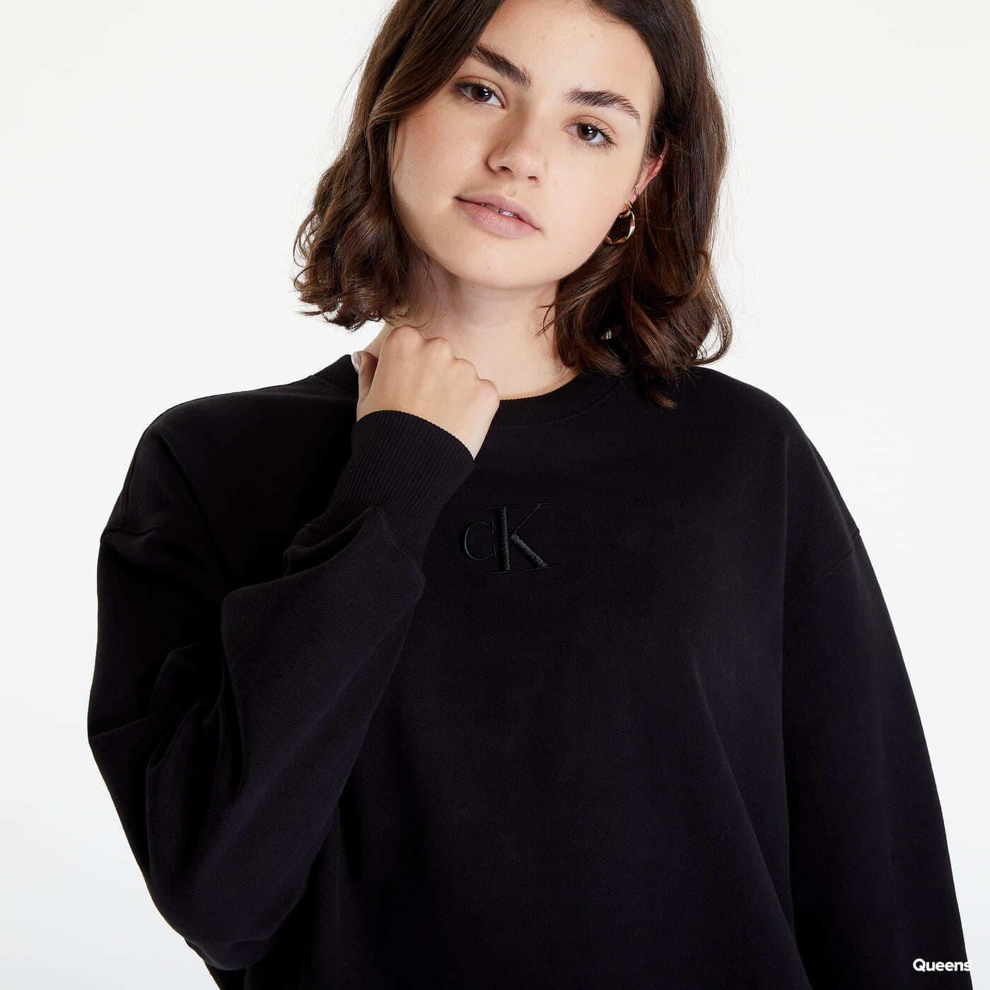 Hoodies and sweatshirts CALVIN KLEIN JEANS Oversized Sweatshirt Fotoprint Black Queens
