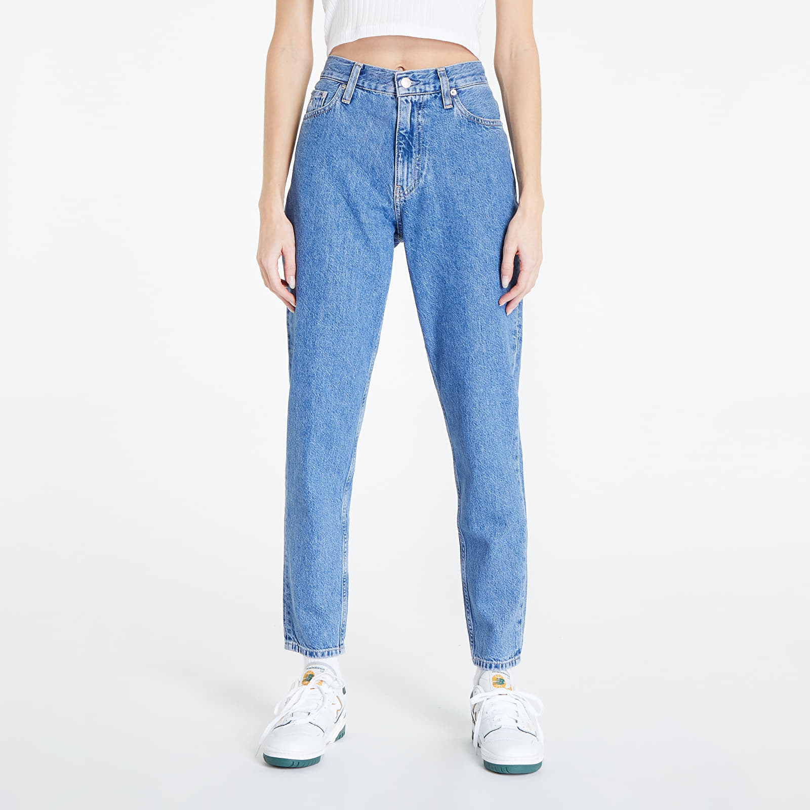 Jeans CALVIN KLEIN JEANS High Rise Mom Jeans Blue