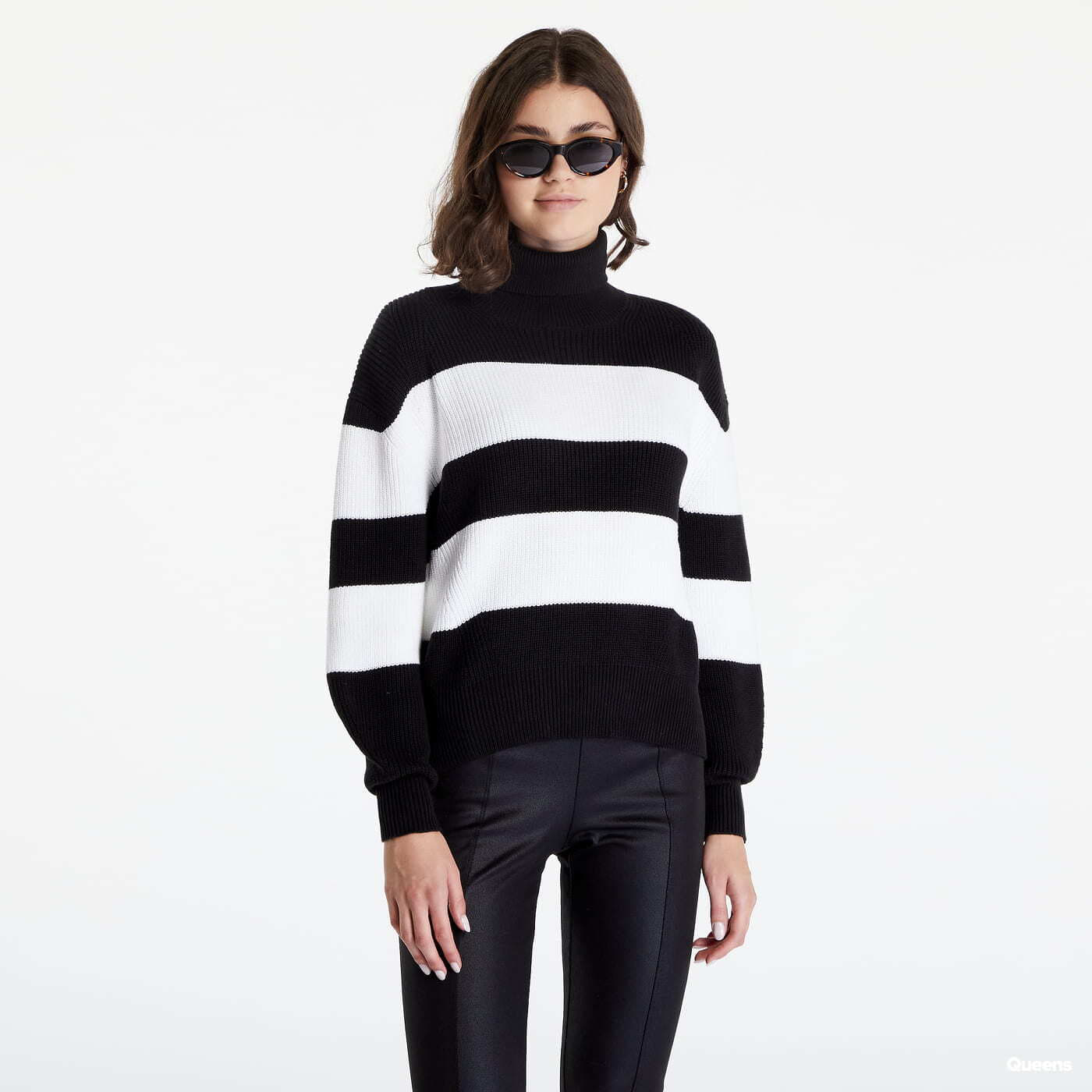 Calvin klein black and white sweater online