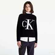 Calvin klein organic cotton logo sweatshirt store