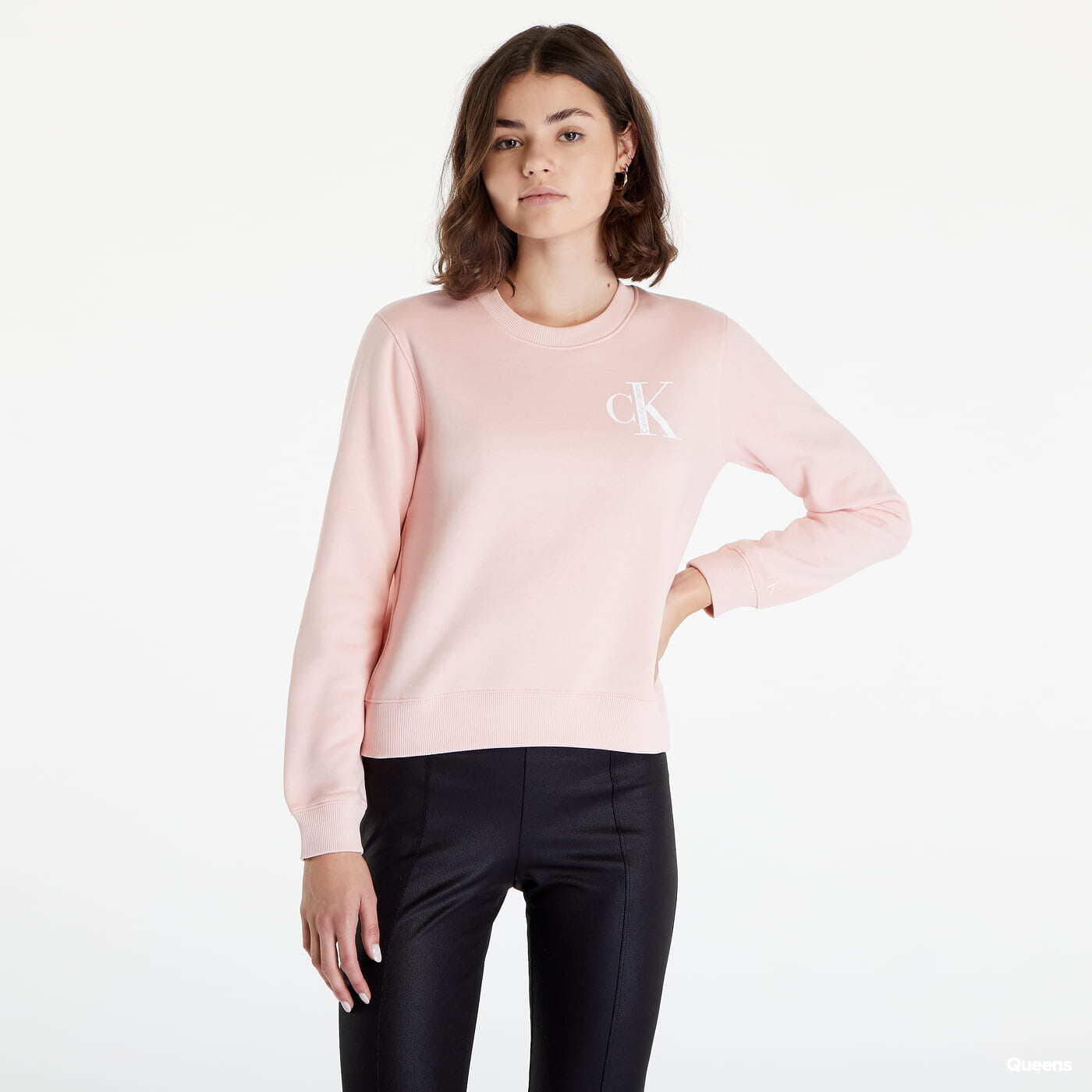 Pullover CALVIN KLEIN JEANS Institutional Crew Sweater Pink