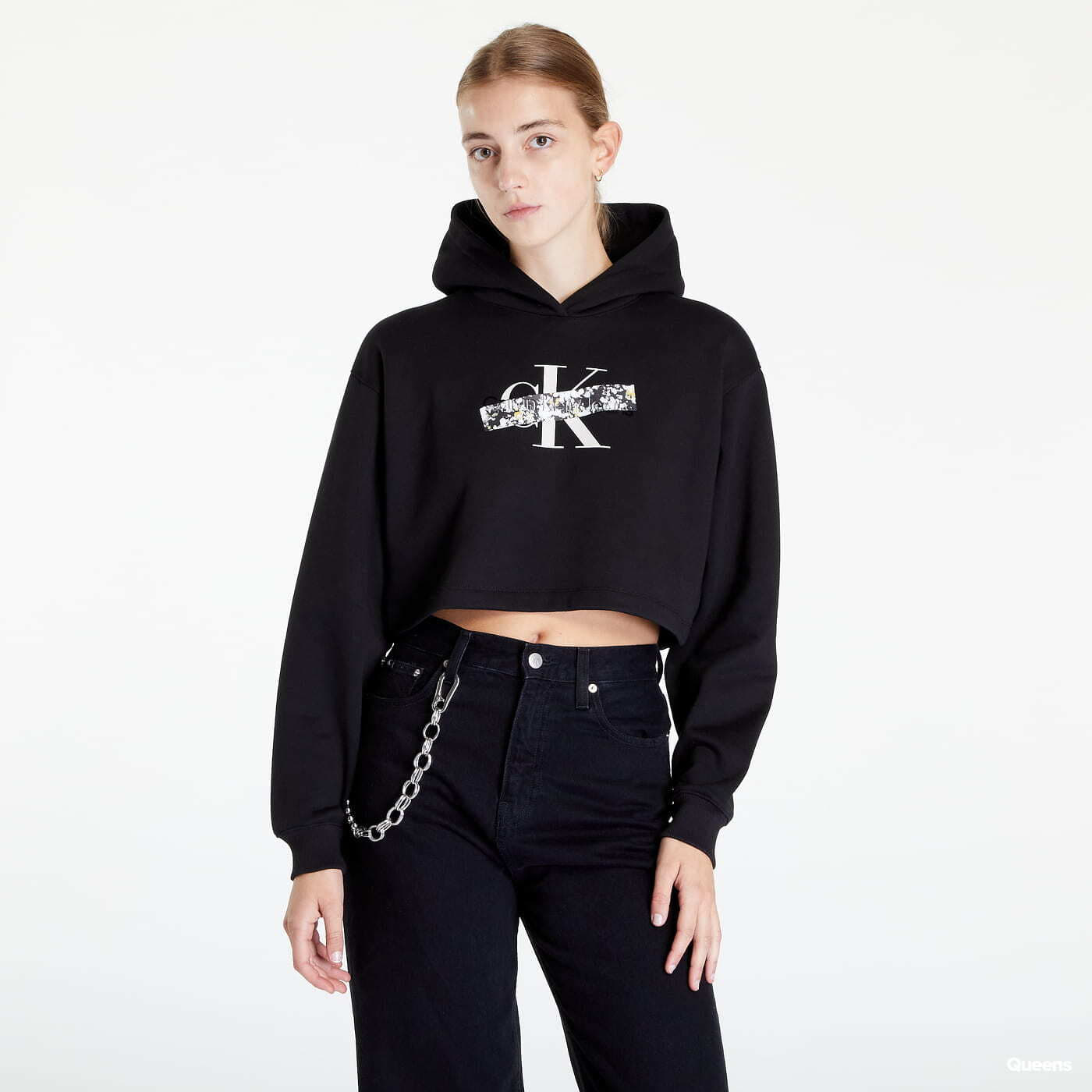 Calvin klein 2024 women s cropped hoodie